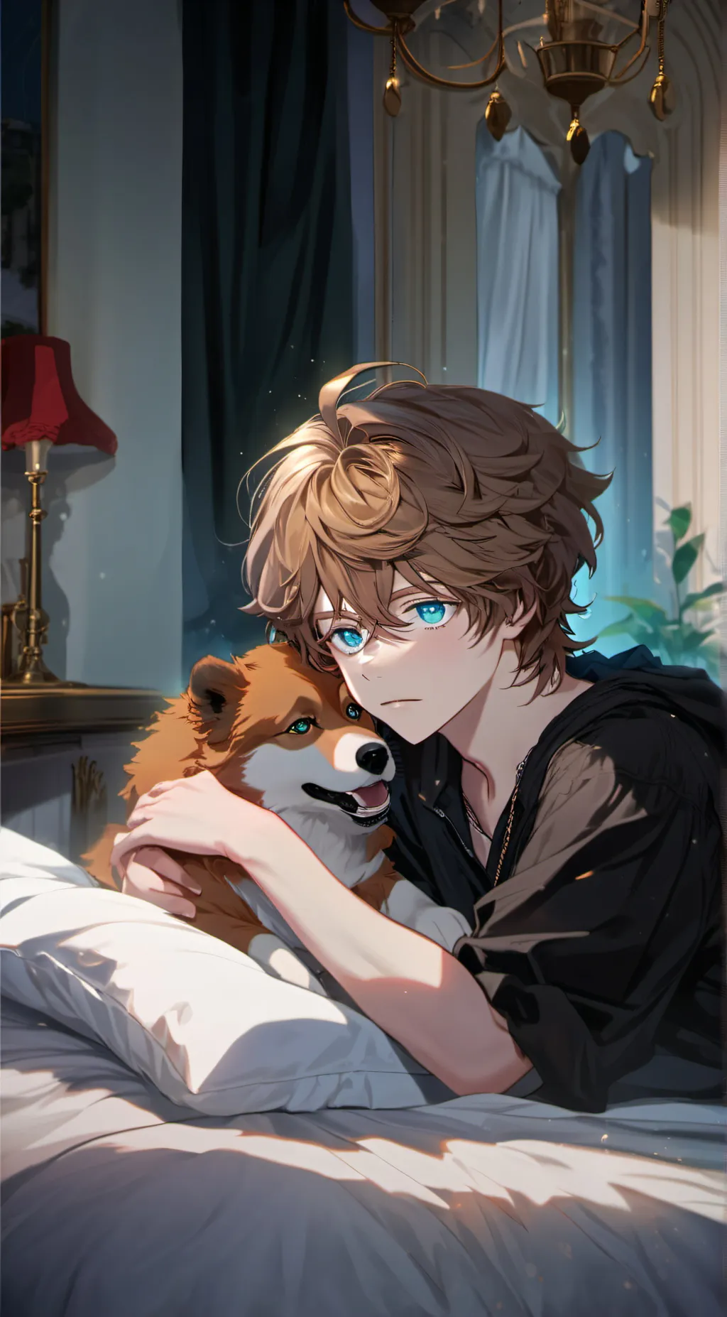 ai character: leo background