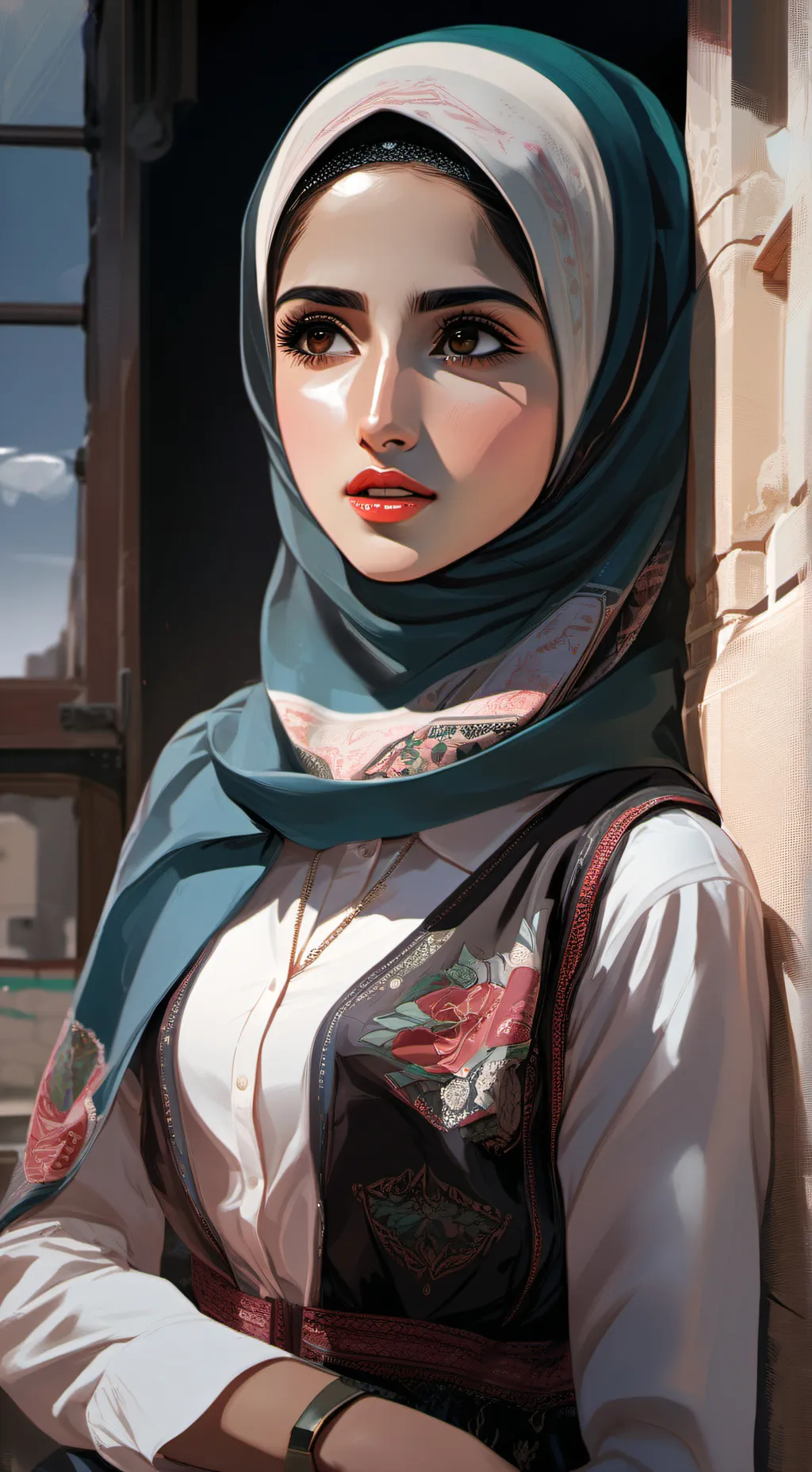 ai character: Dimah background