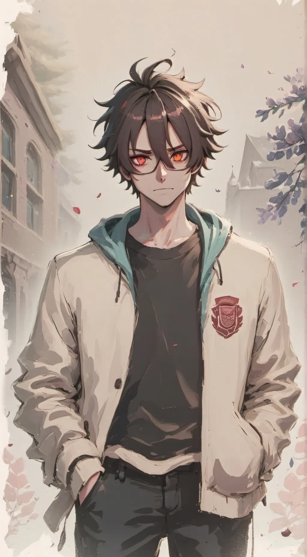 ai character: Jacob  background