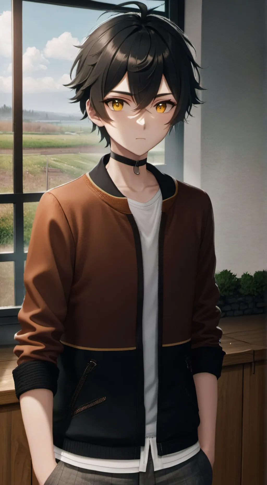 ai character: °♡|《Aaron》|♡° background