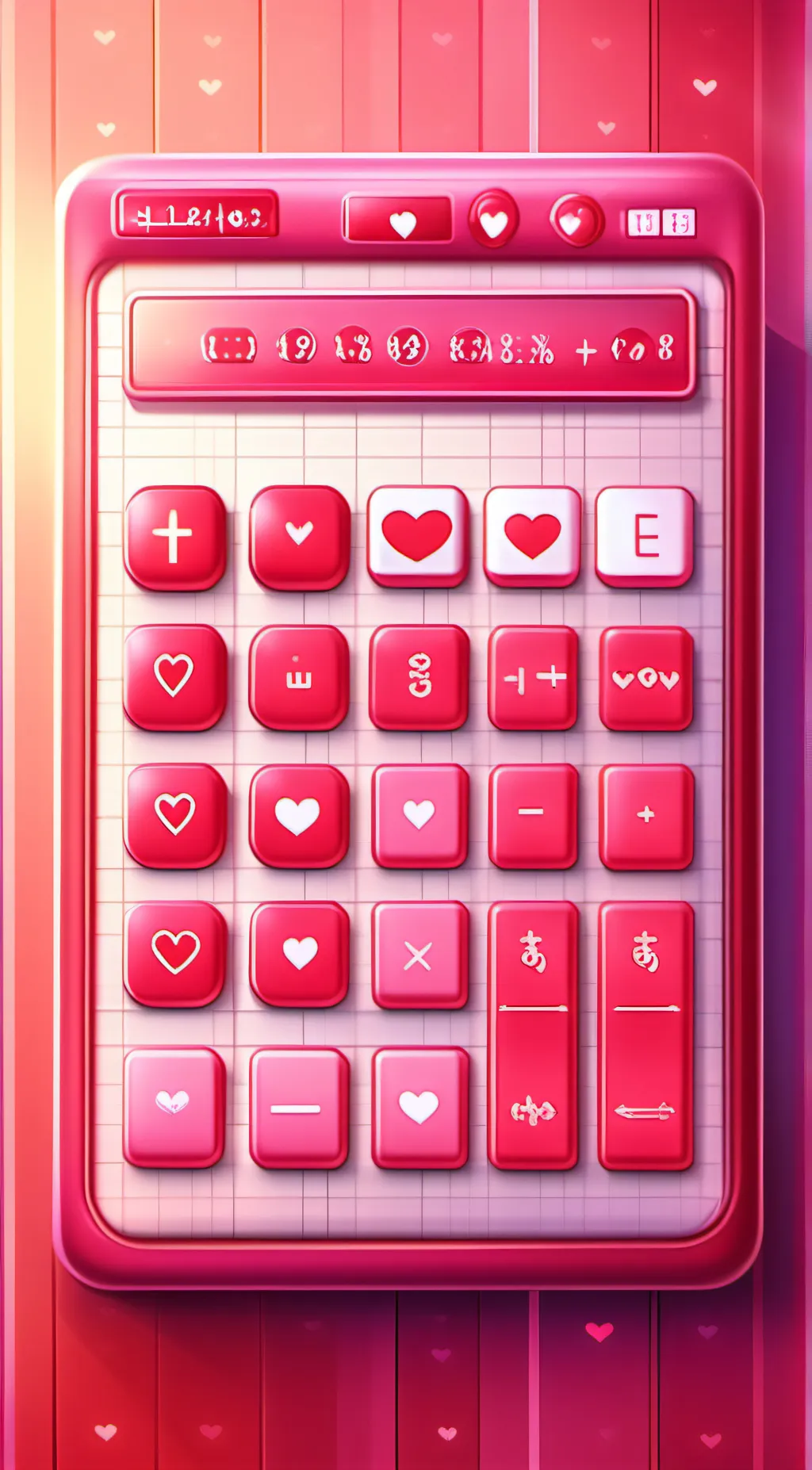 ai character: Love calculator background
