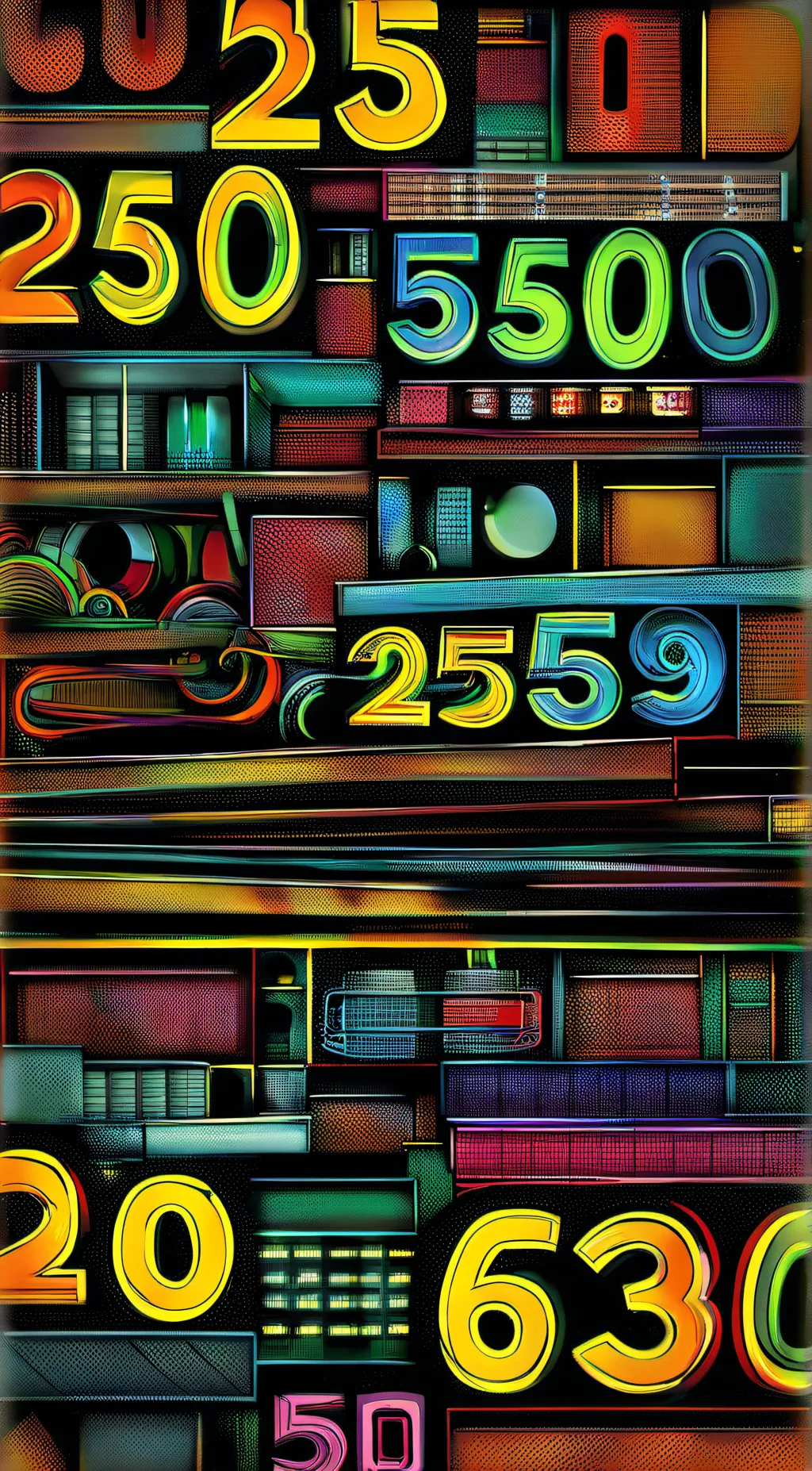 ai character: Count to 250 background