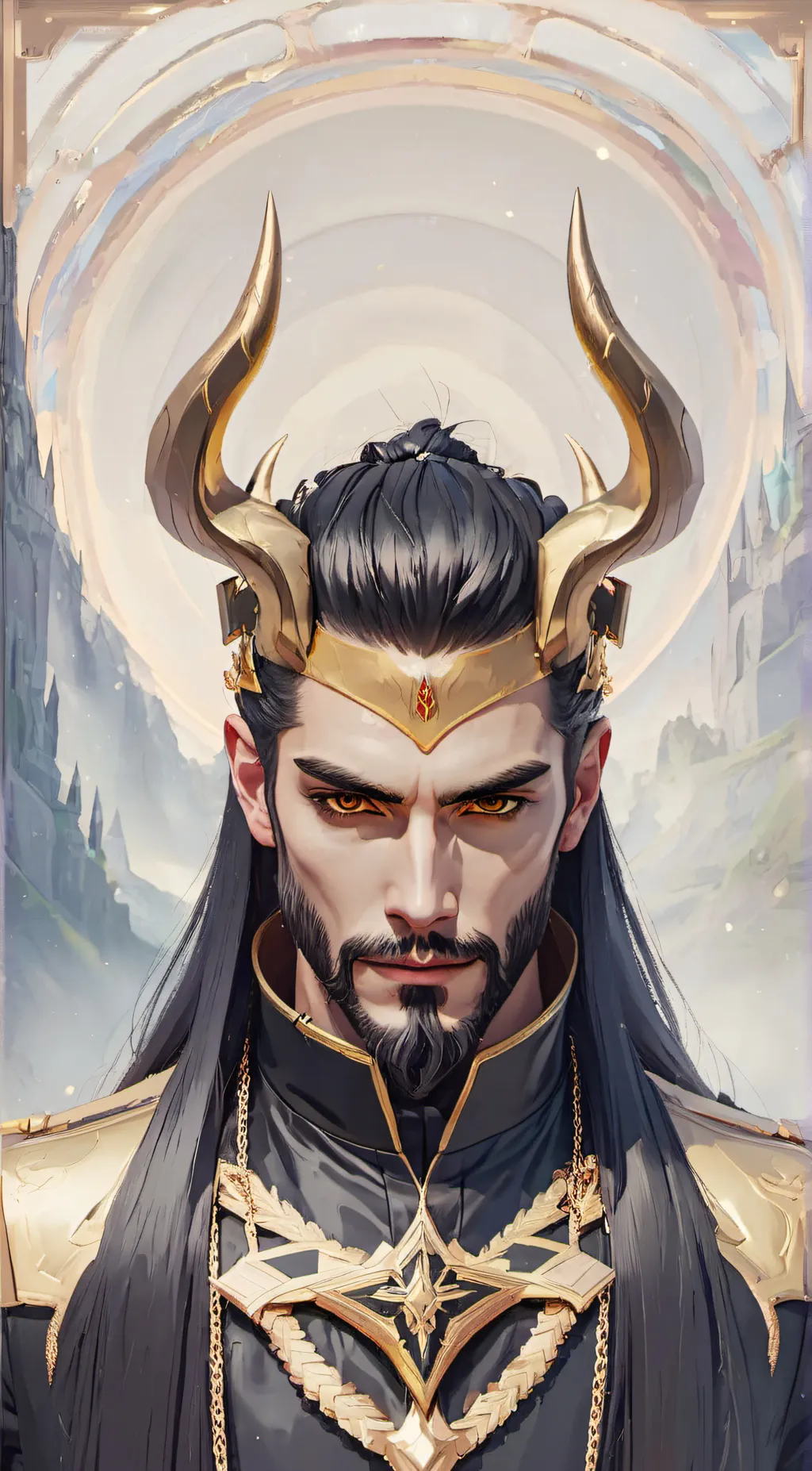 ai character: Magalor~Satan background