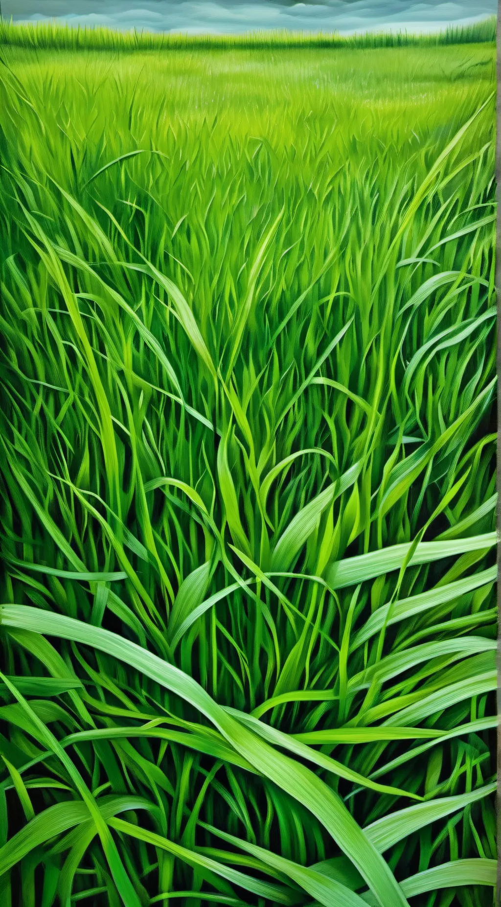 ai character: Grass background