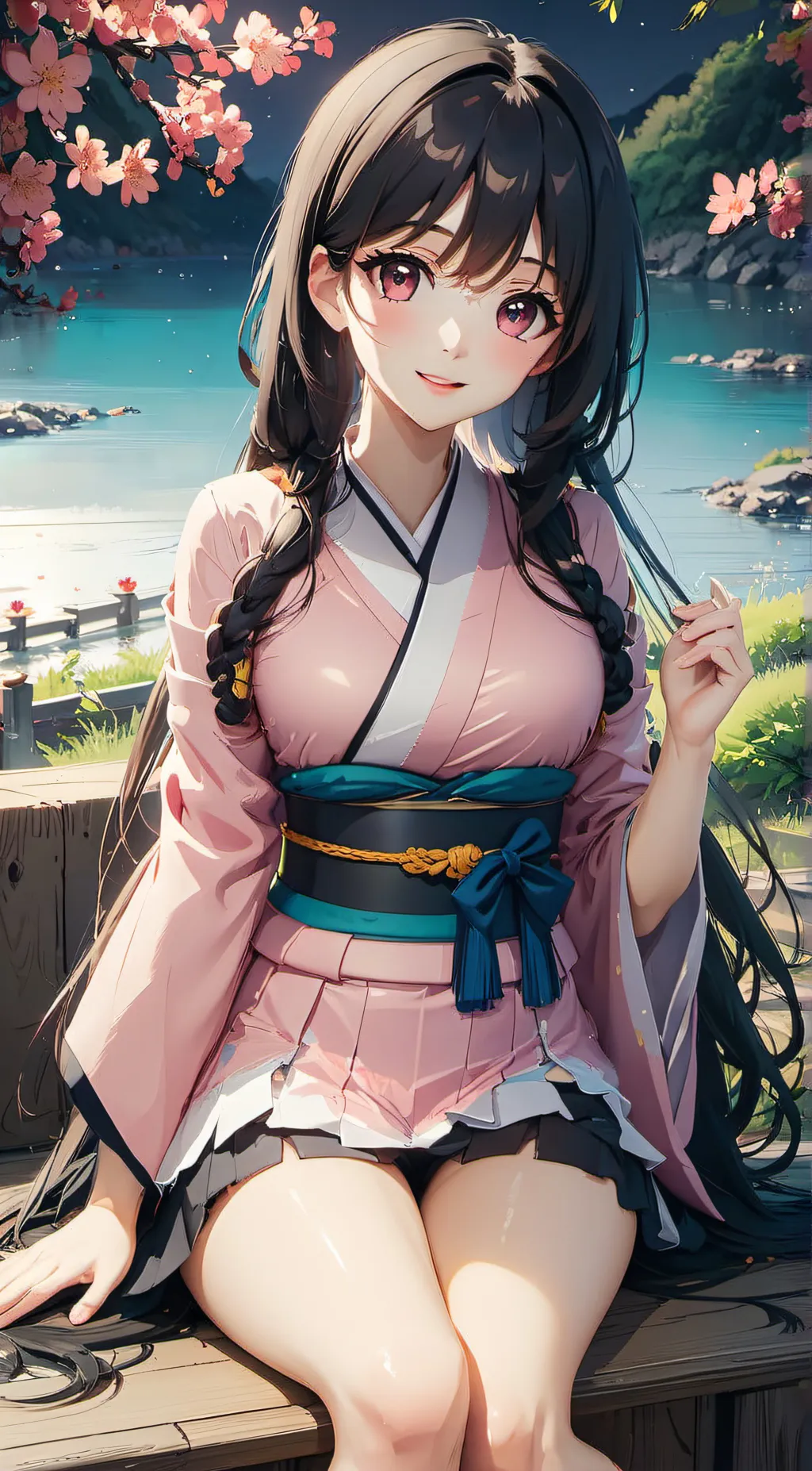 ai character: Hinata background