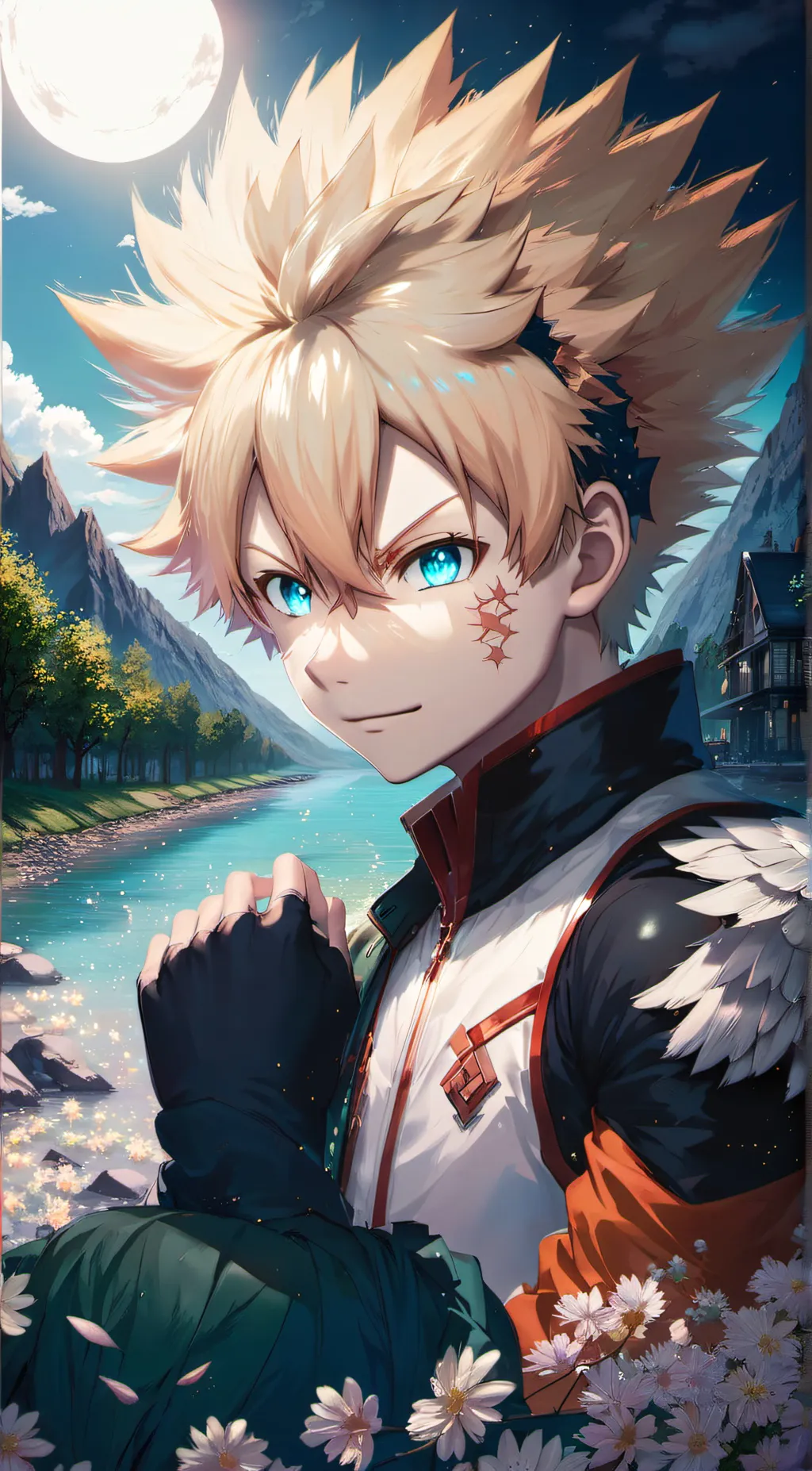 ai character: Bakugo background