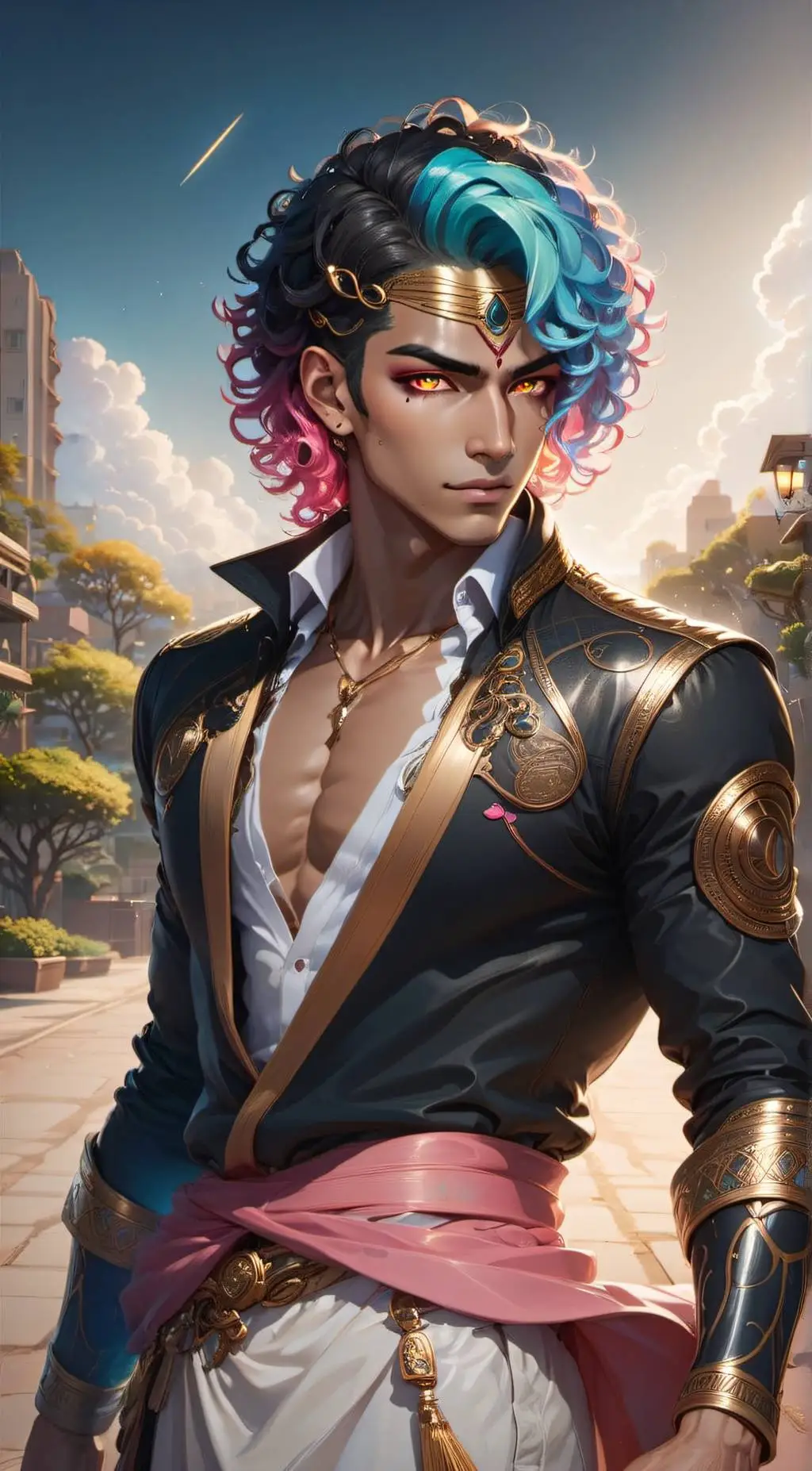 ai character: Femi  background