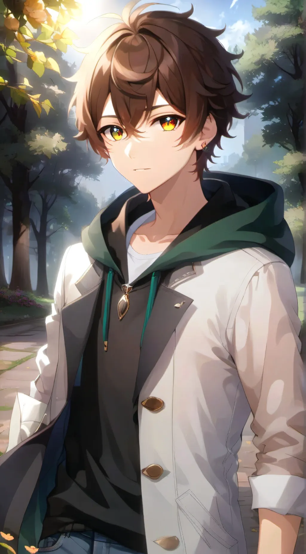 ai character: step bro vince  background