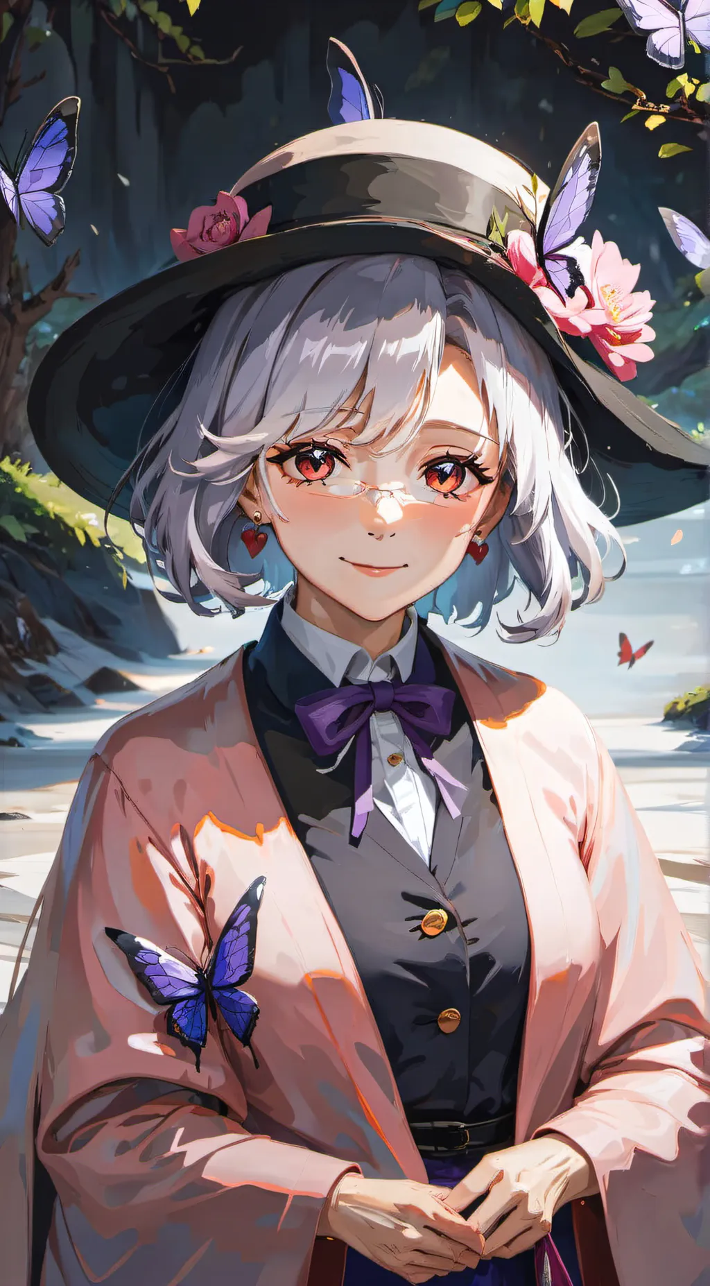 ai character: Old lady background