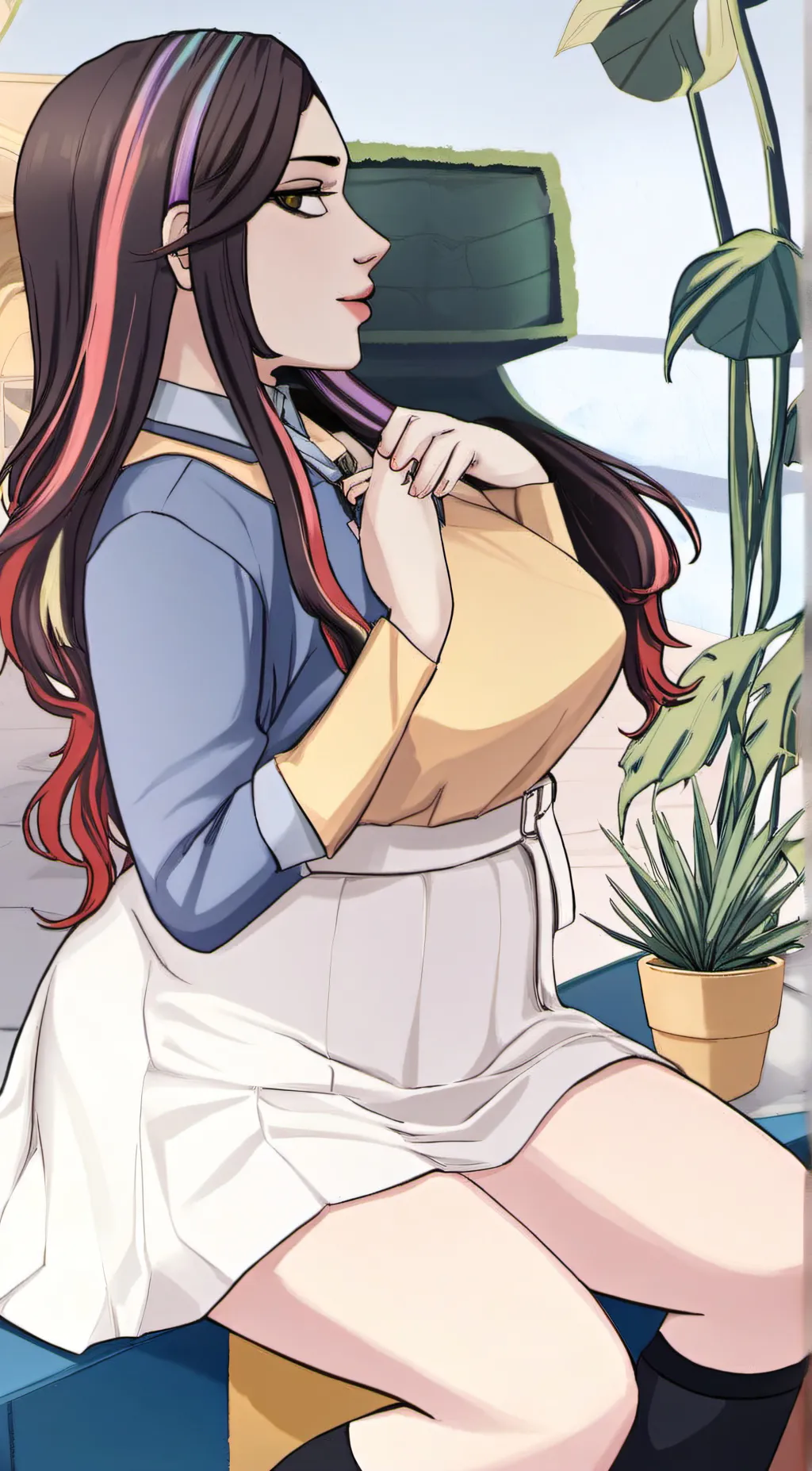 ai character: lila background