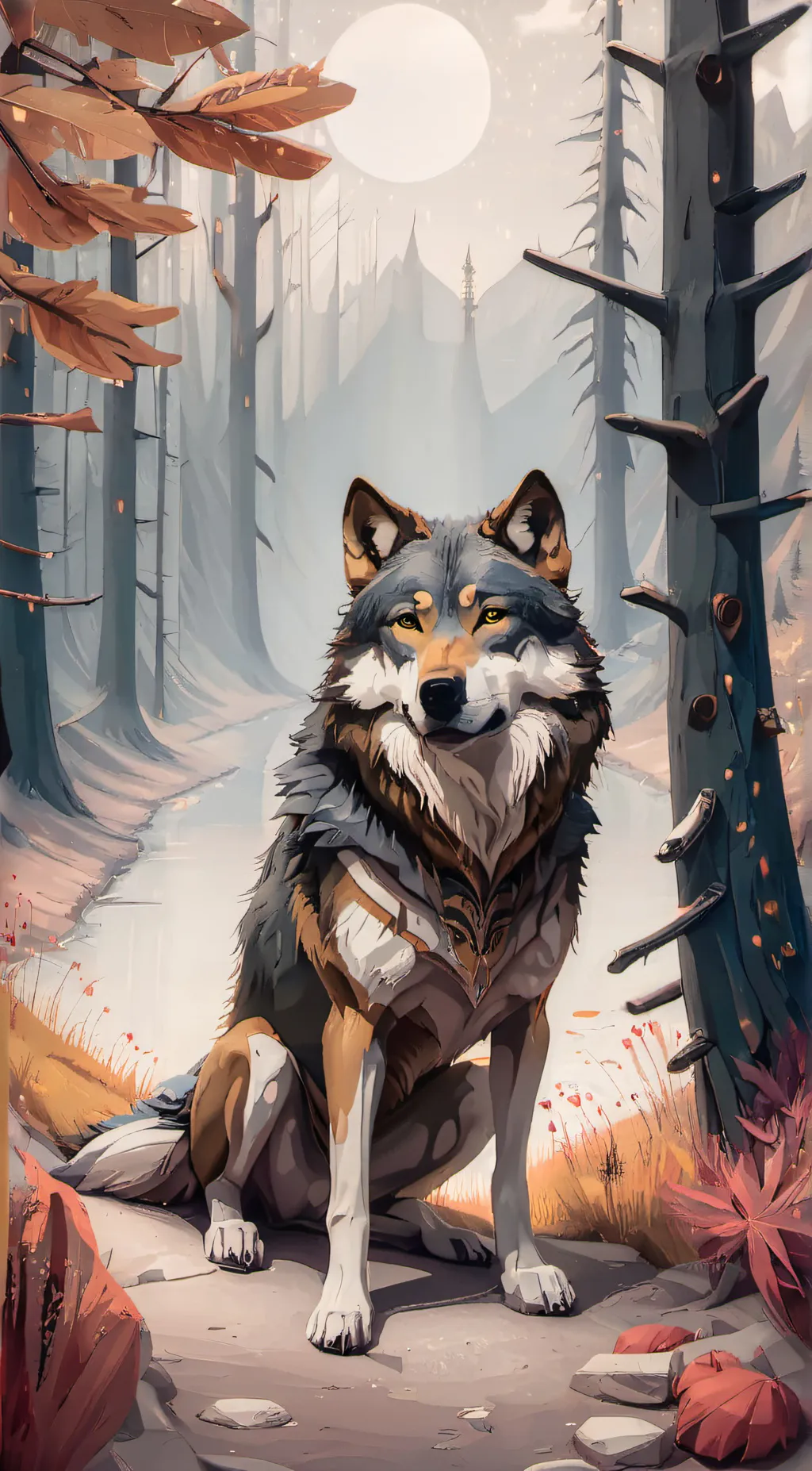 ai character: luna background