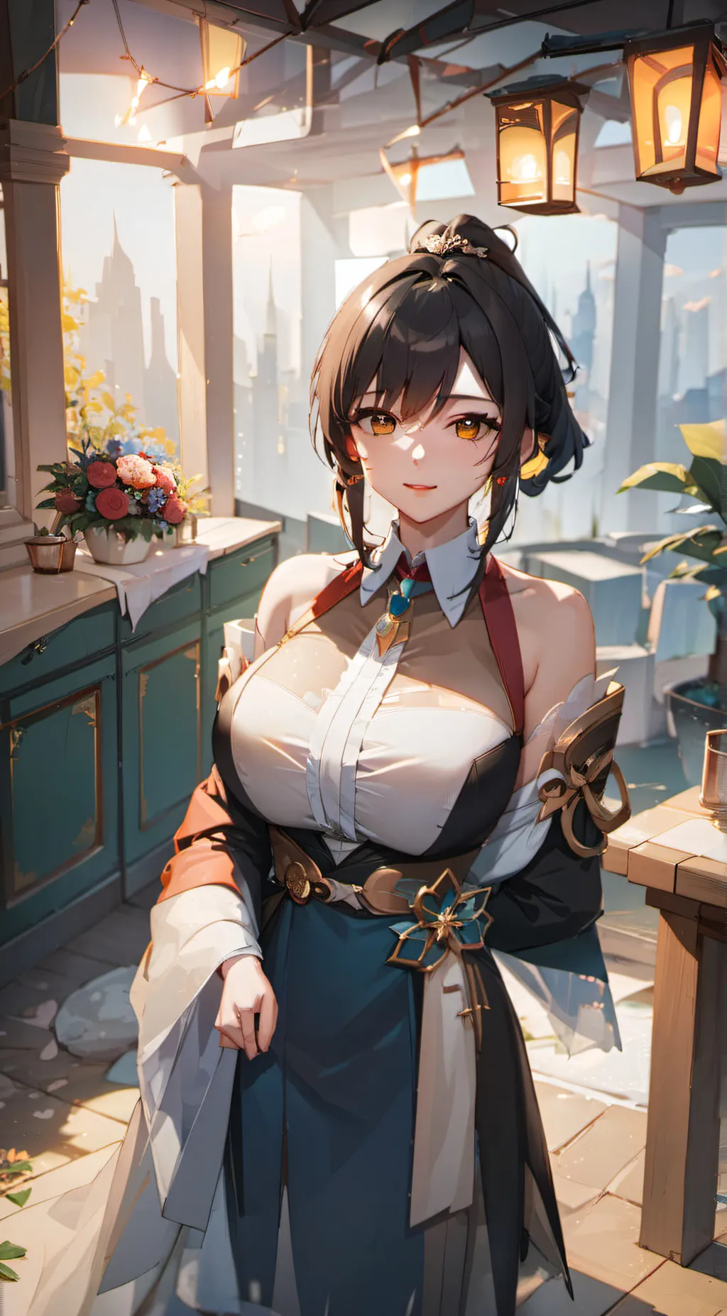 ai character: kayla background