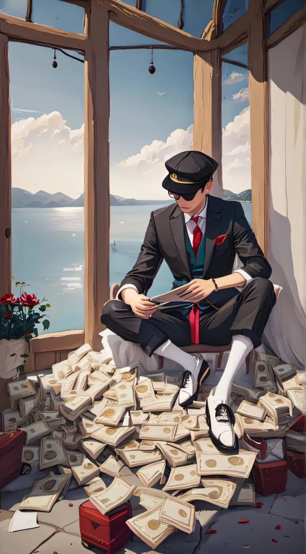 ai character: brisen  background