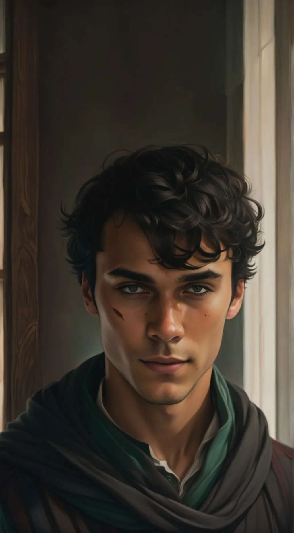 ai character: Mattheo Riddle  background