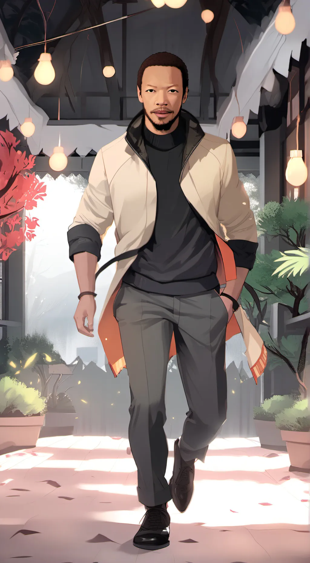 ai character: Dr. Dre background