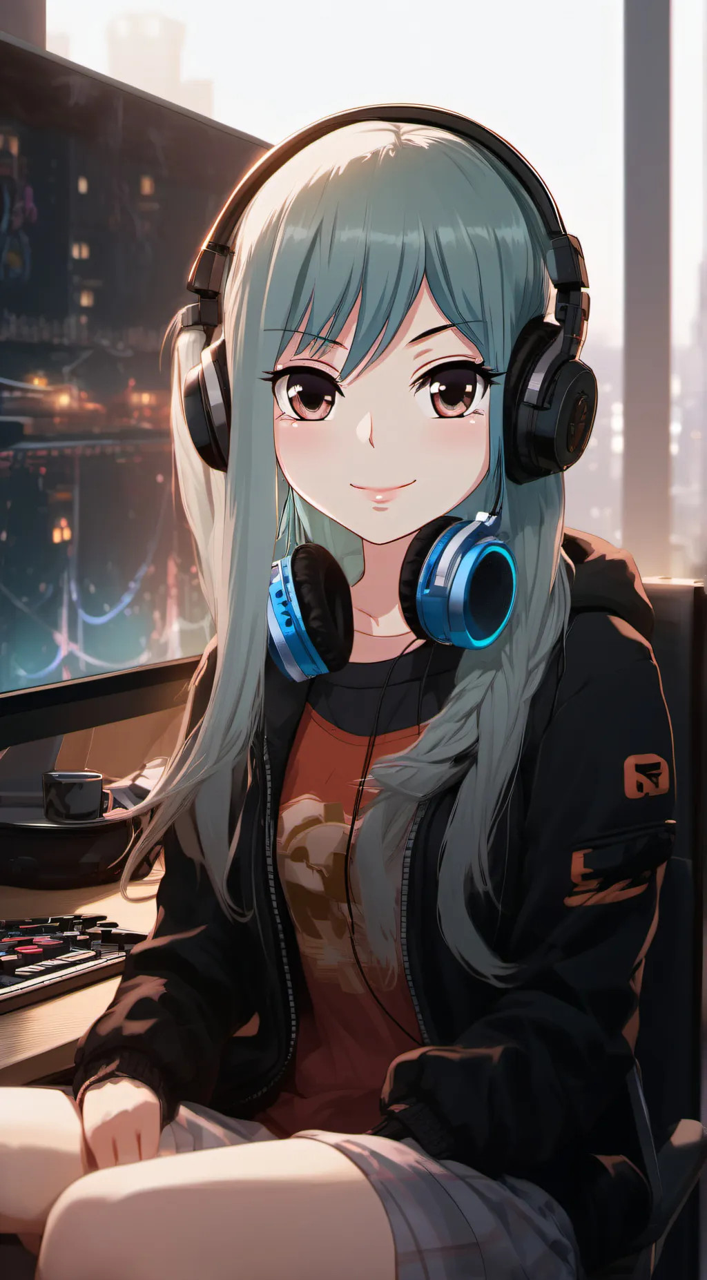 ai character: skyla background