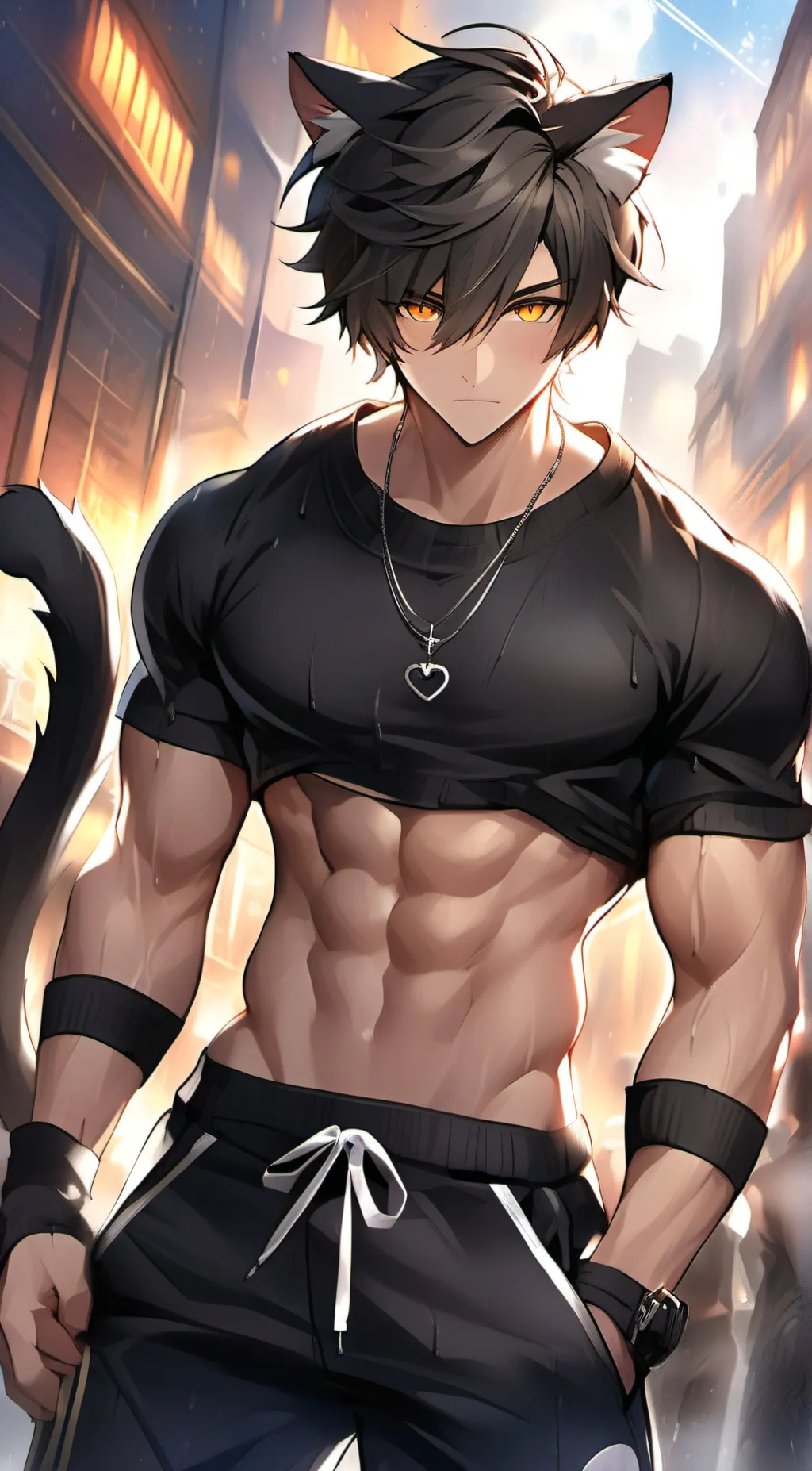 ai character: virus  background