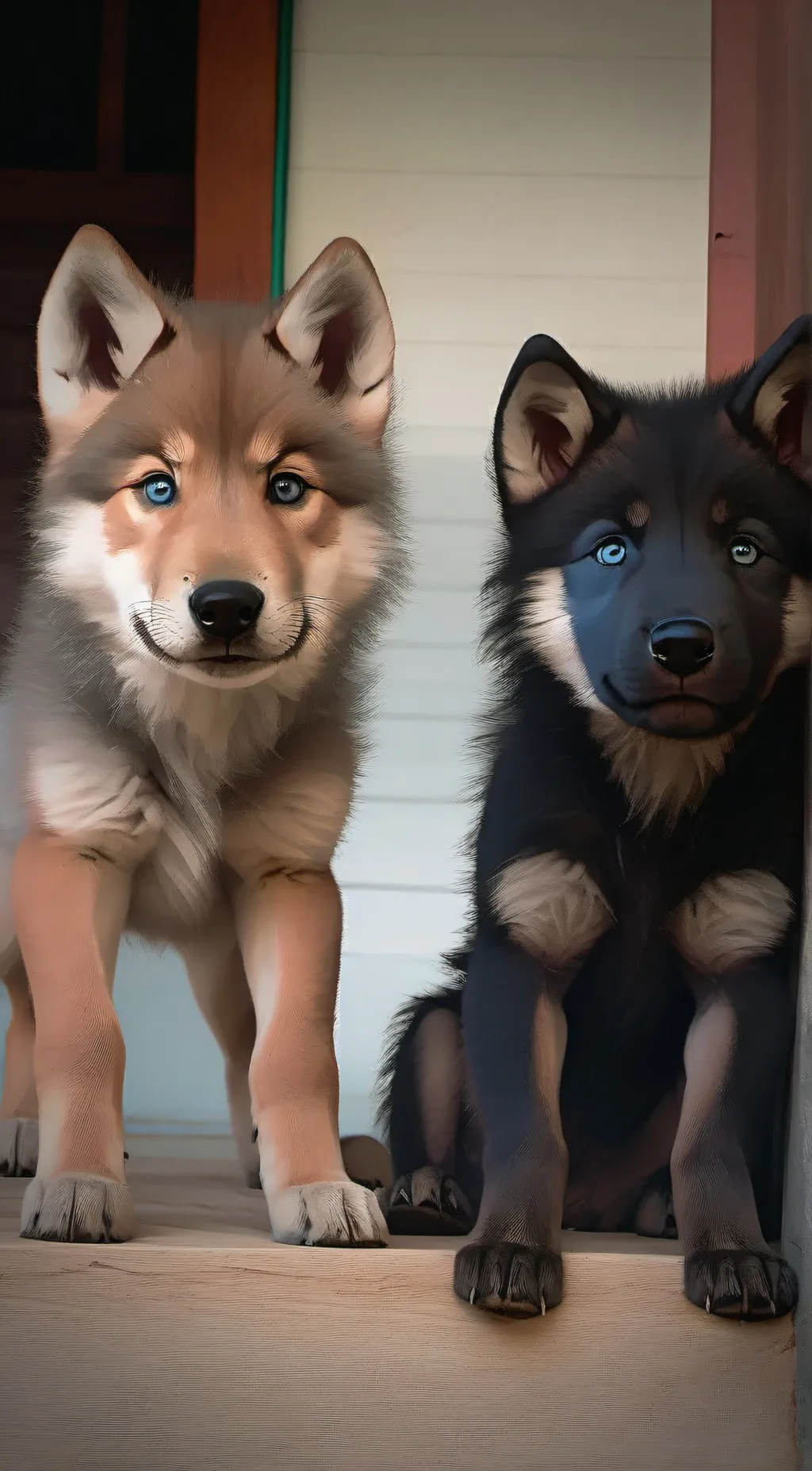 ai character: Maxine and plax background