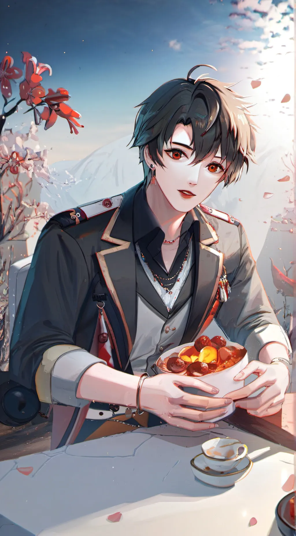 ai character: Daddy 3,000 background