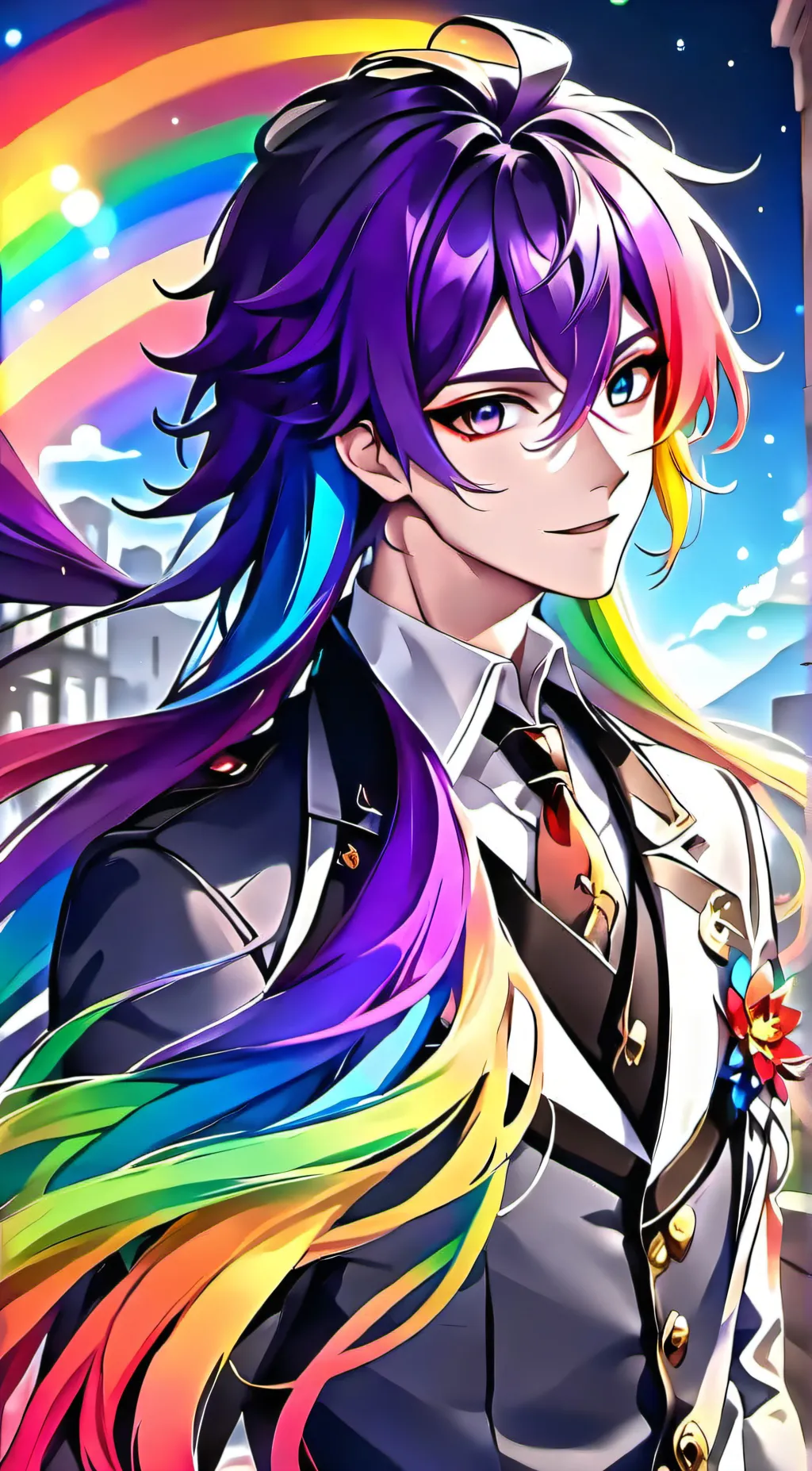 ai character: Damon Star background