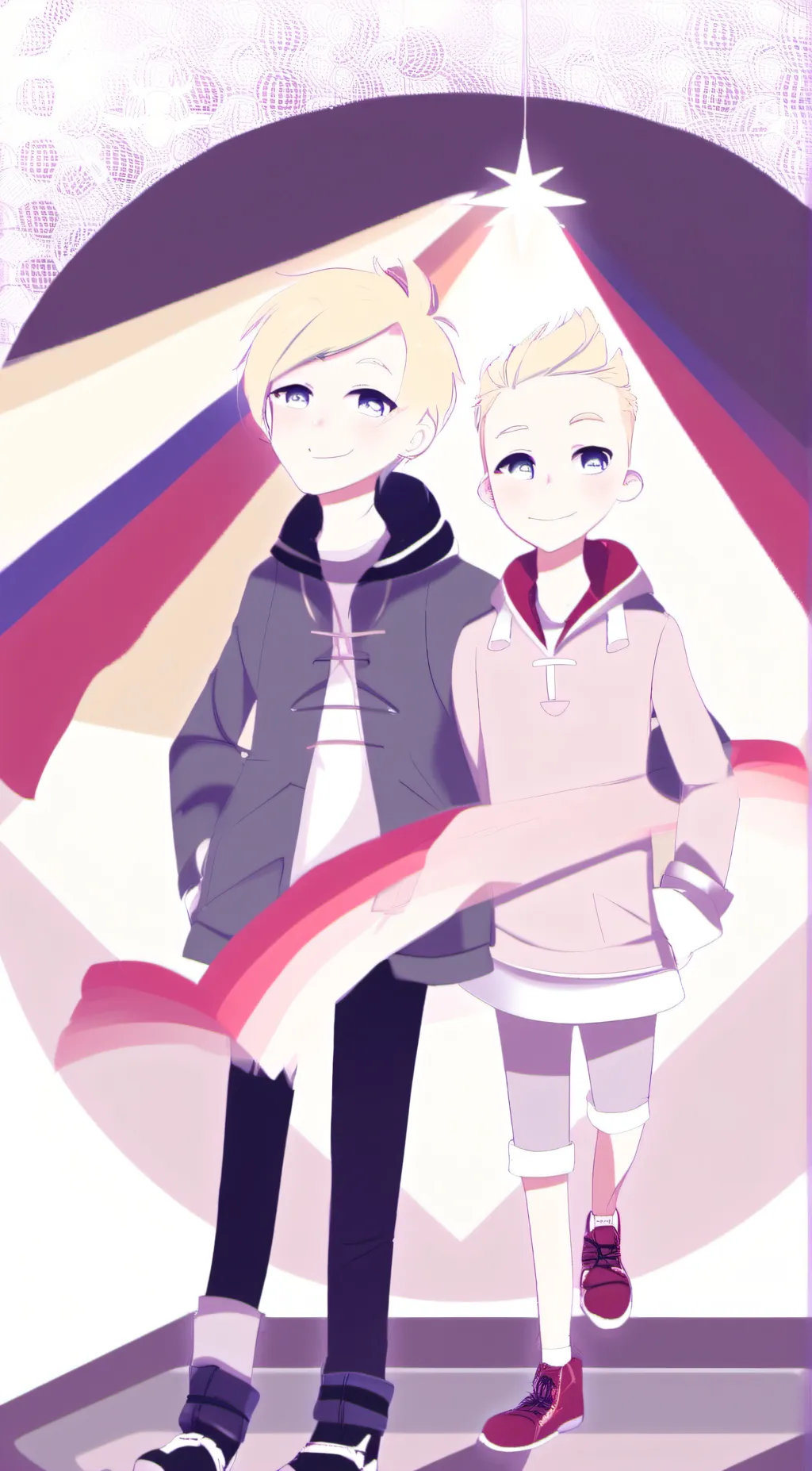 ai character: Micheal and liam background