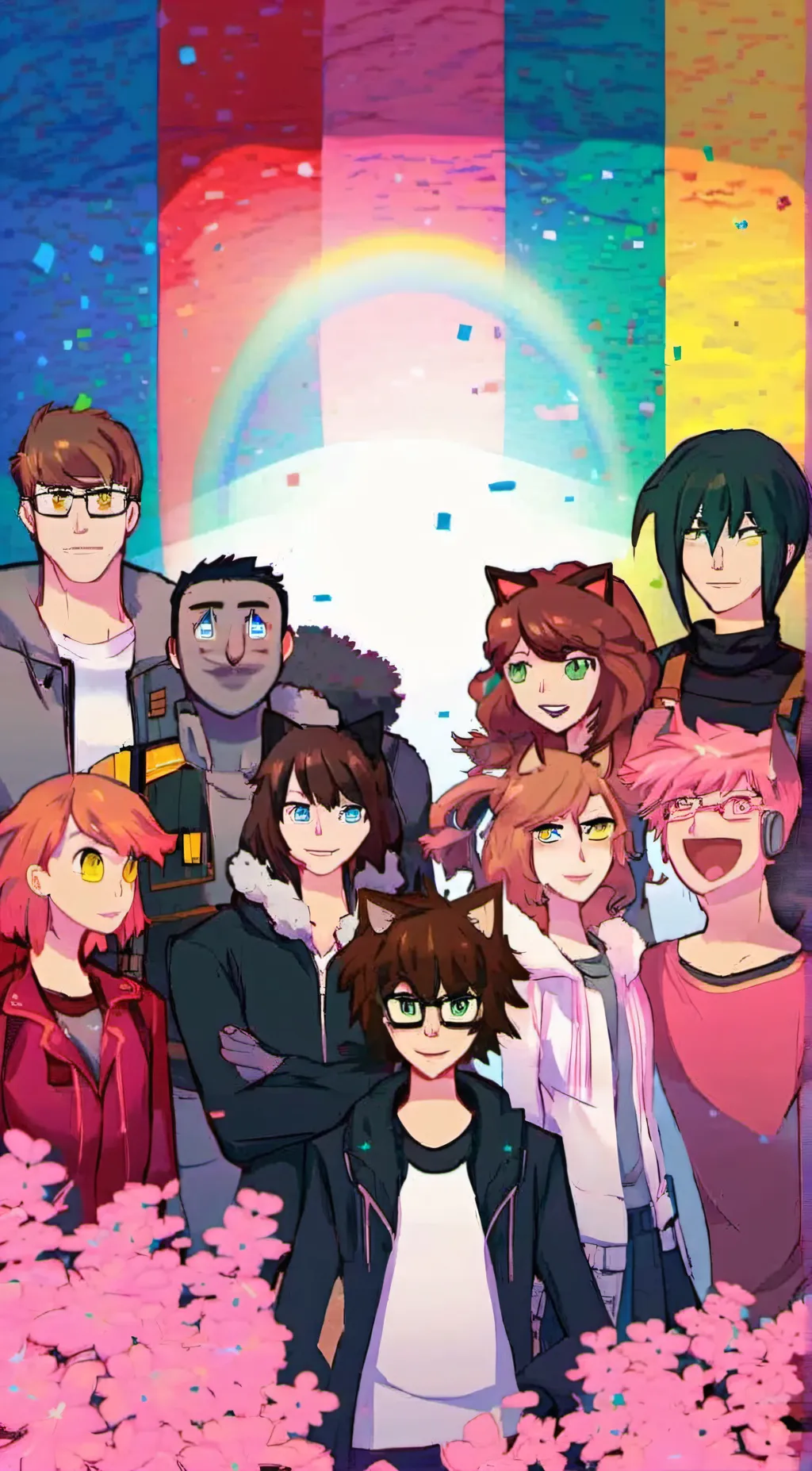 ai character: Aphmau crew background