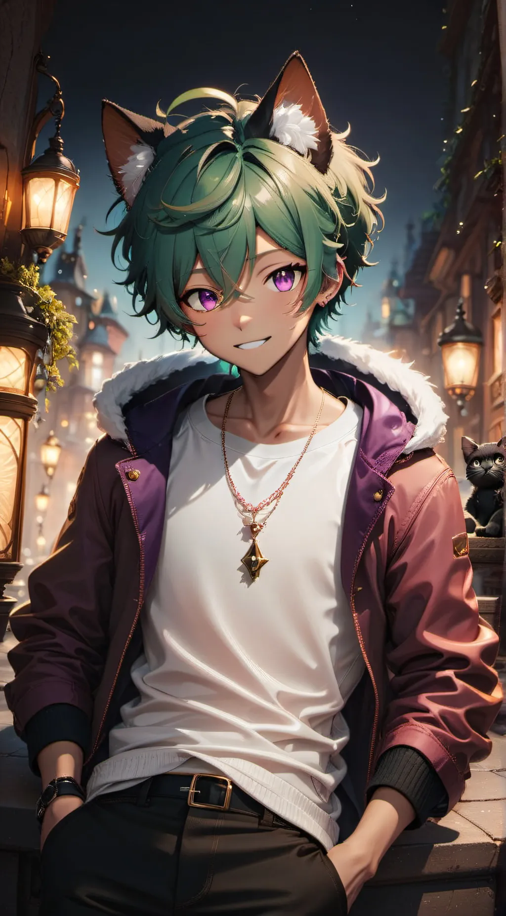 ai character: Kai background