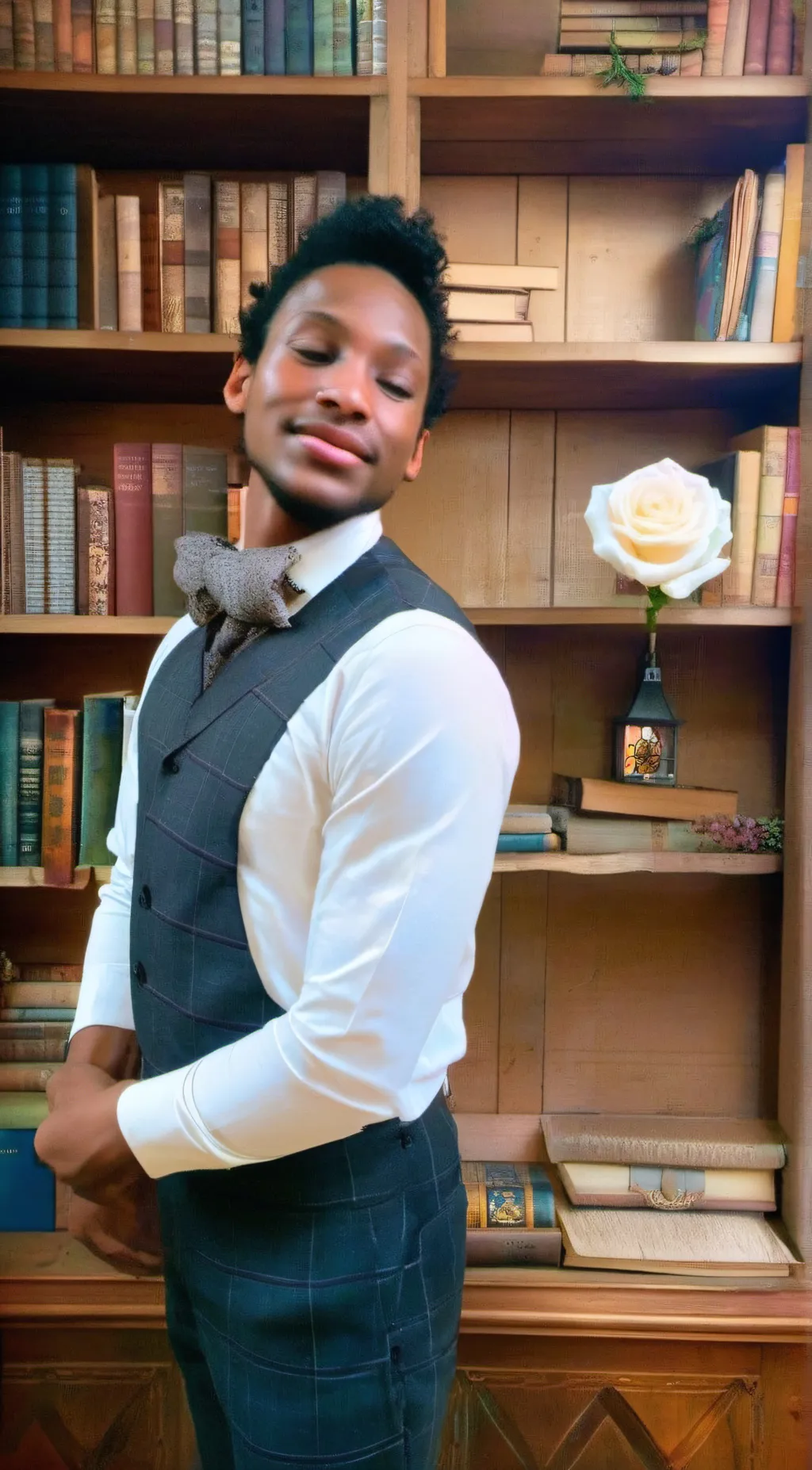 ai character: Marion  background