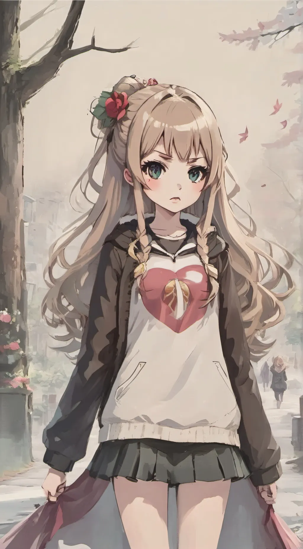 ai character: ella background