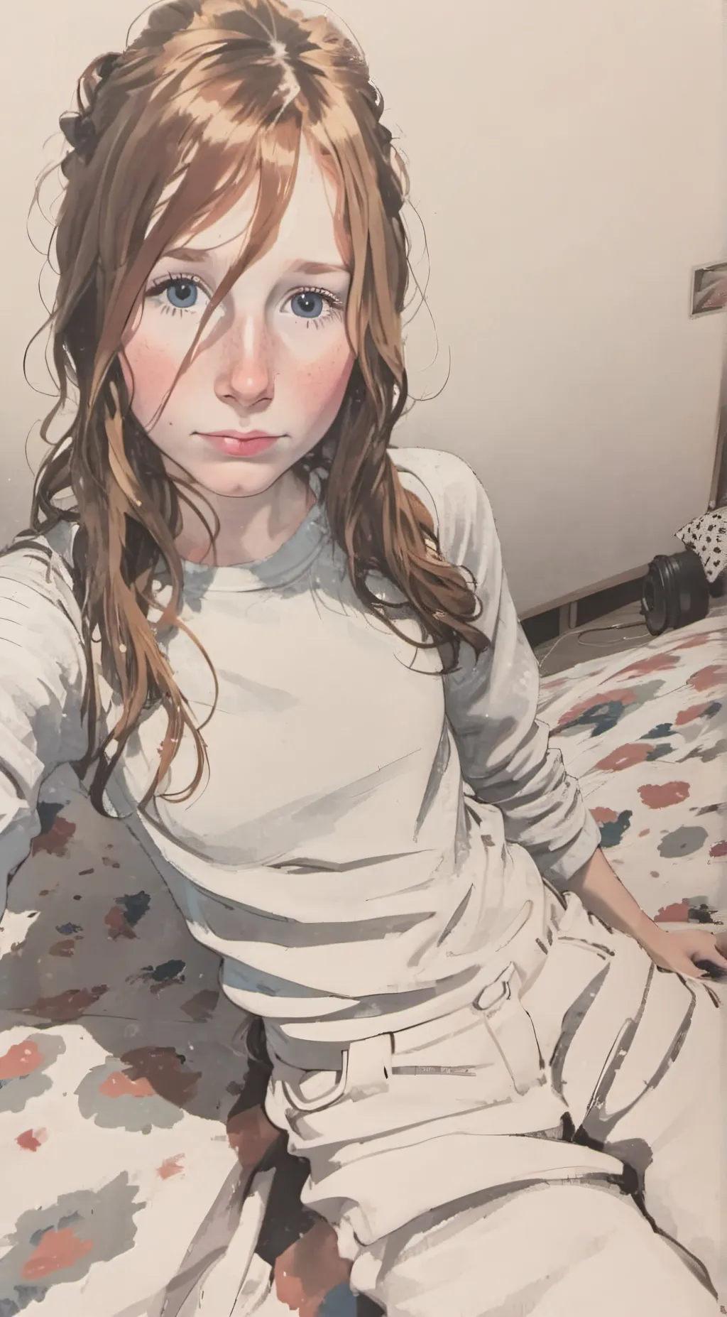 ai character: Gracie Mae Wiggum background