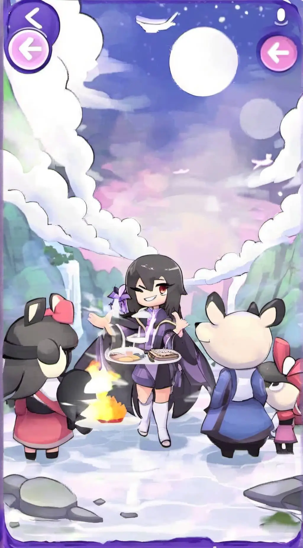 ai character: Aphmau and crew background