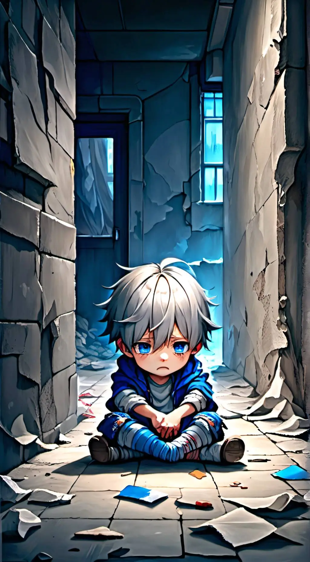 ai character: Experiment 452 background