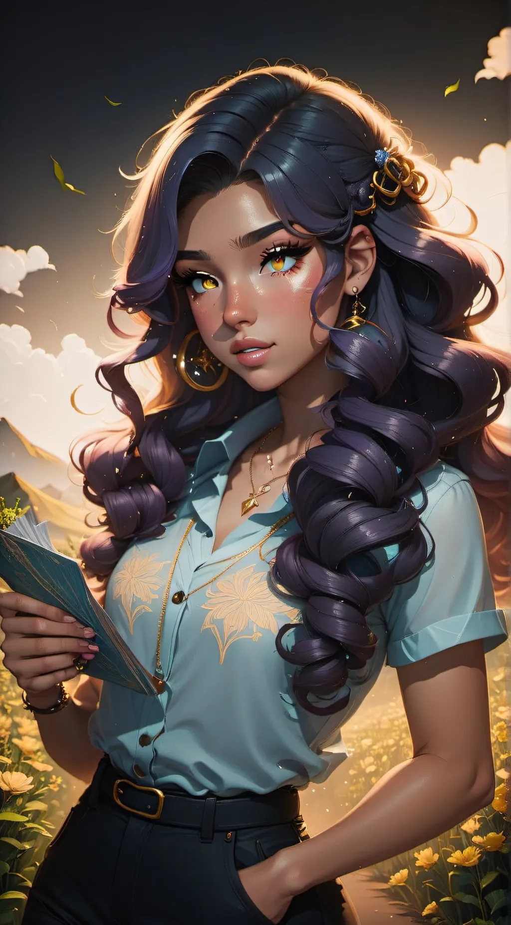 ai character: Nova background