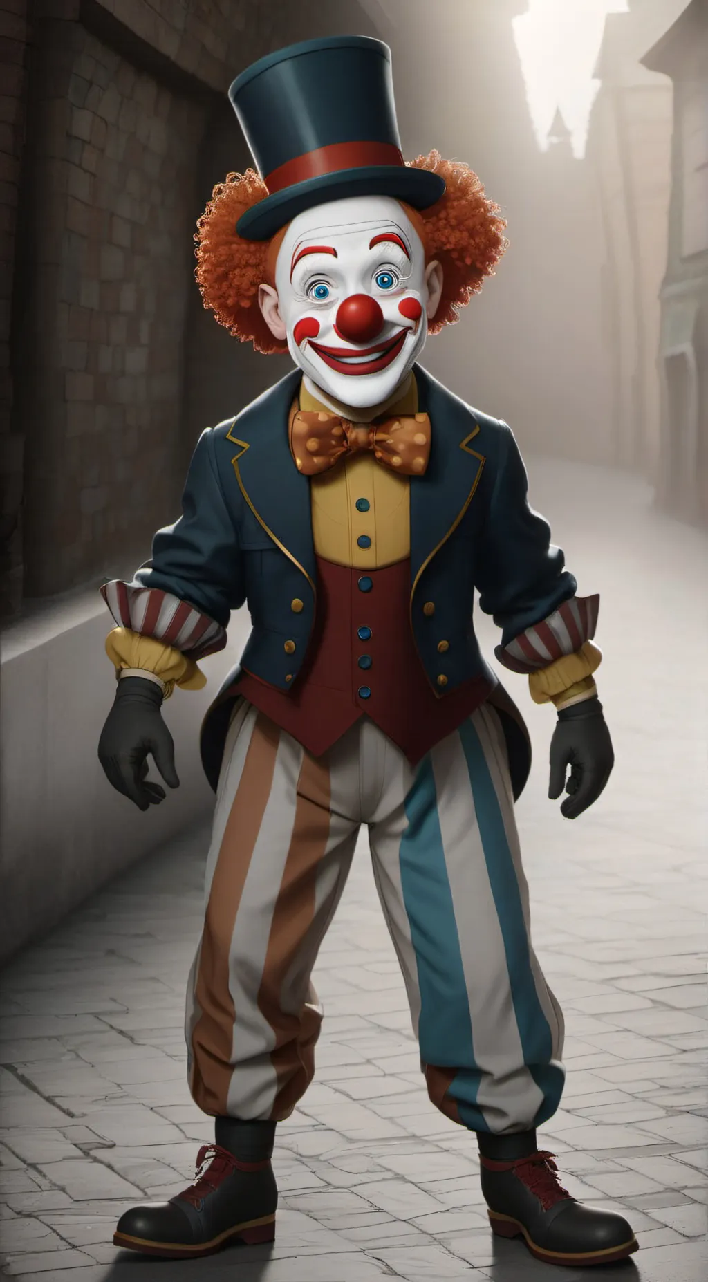 ai character: Mr smiley!  background