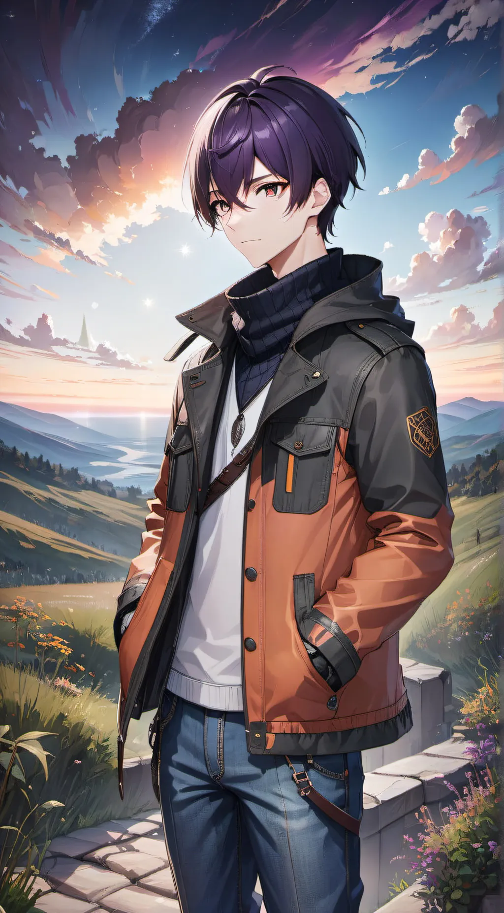 ai character: Mark background
