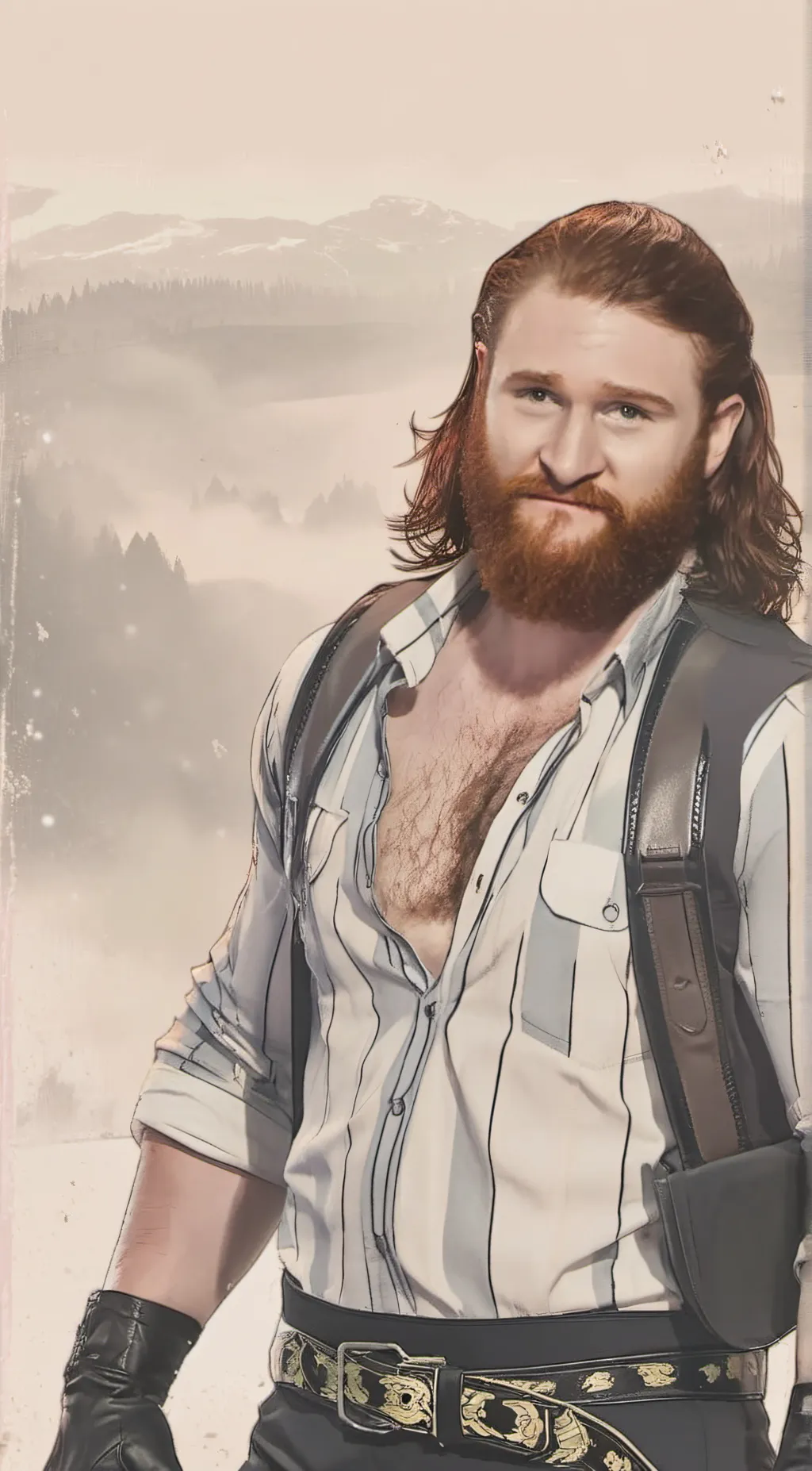 ai character: Sami Zayn background