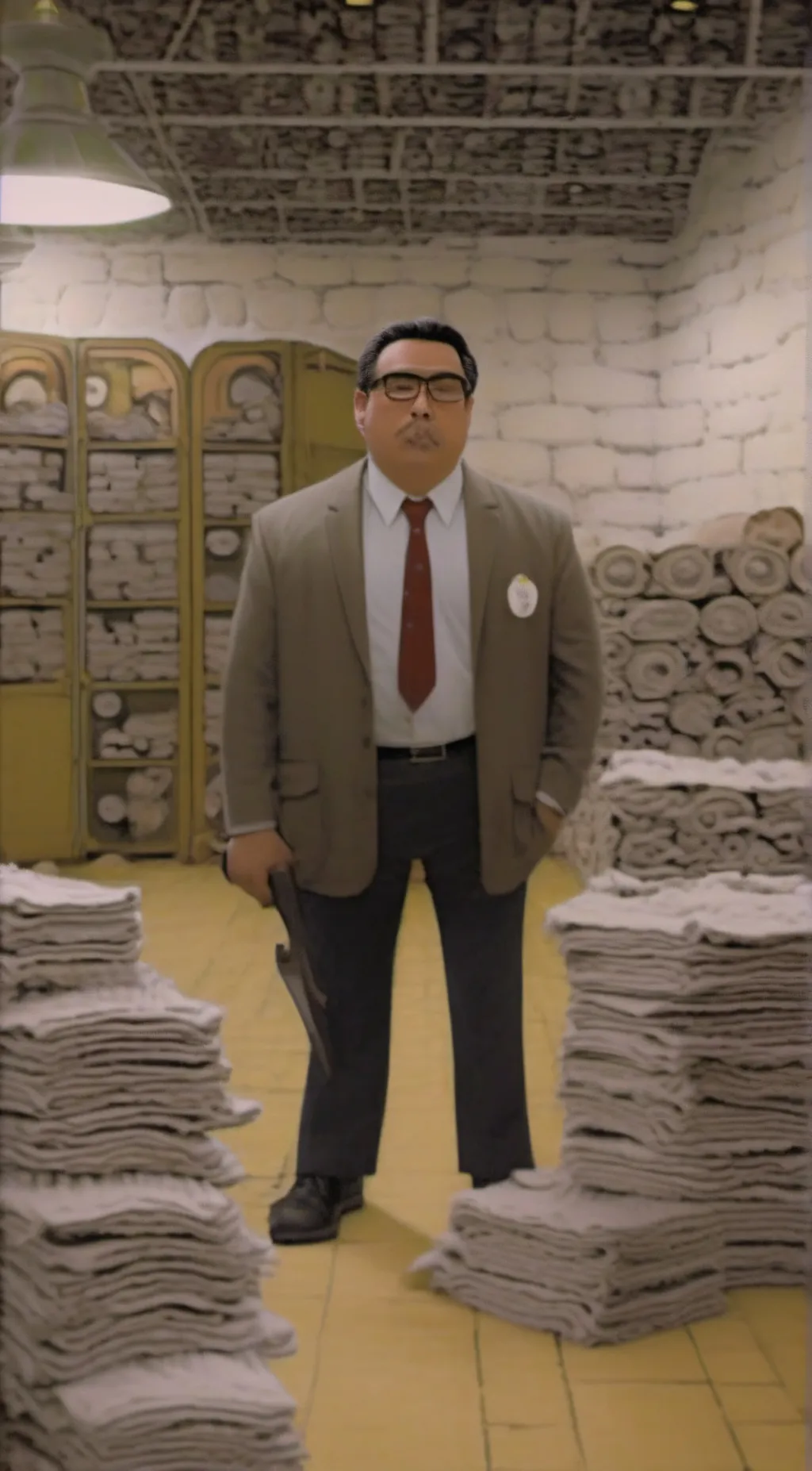 ai character: arons  background