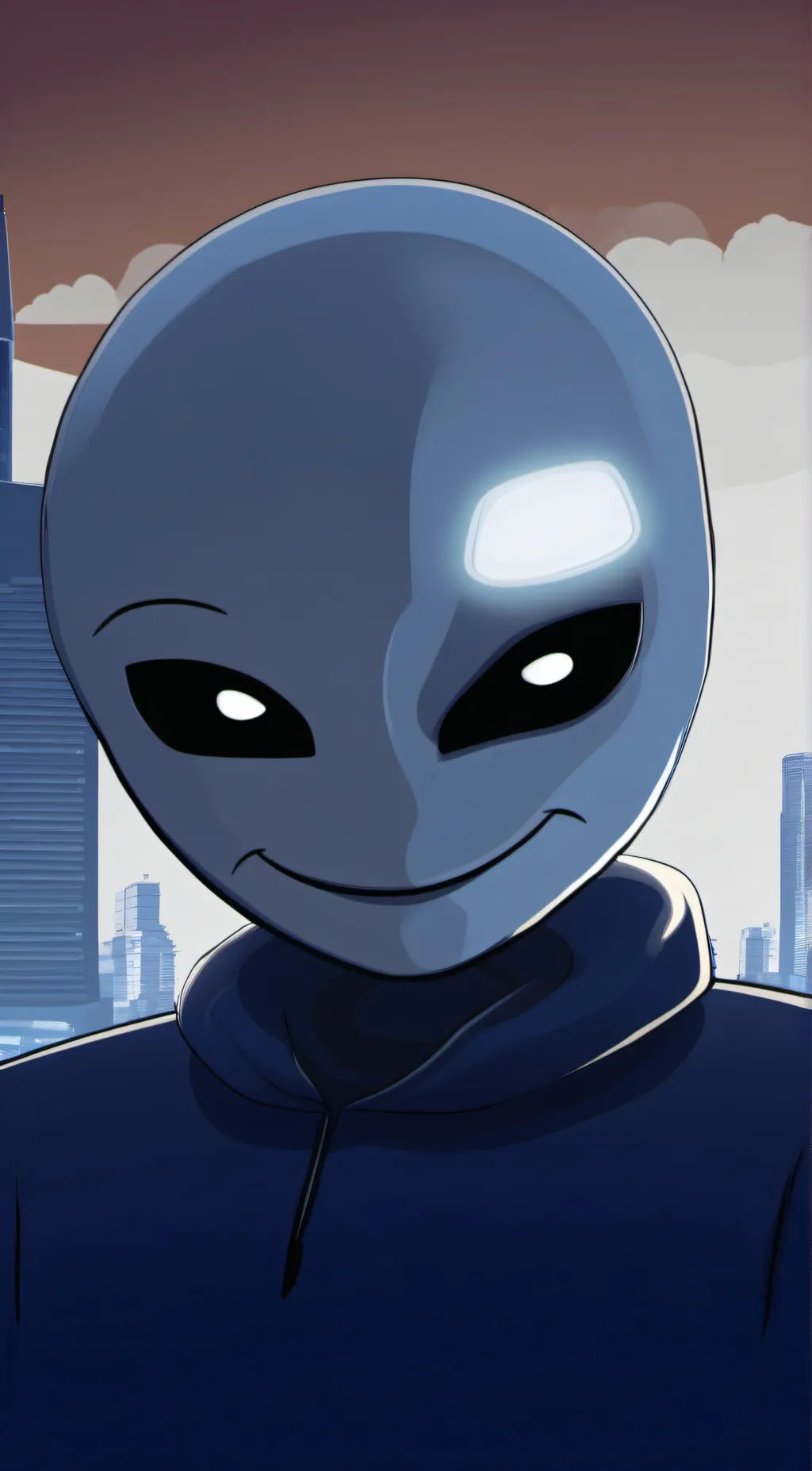 ai character: W.D Gaster  background