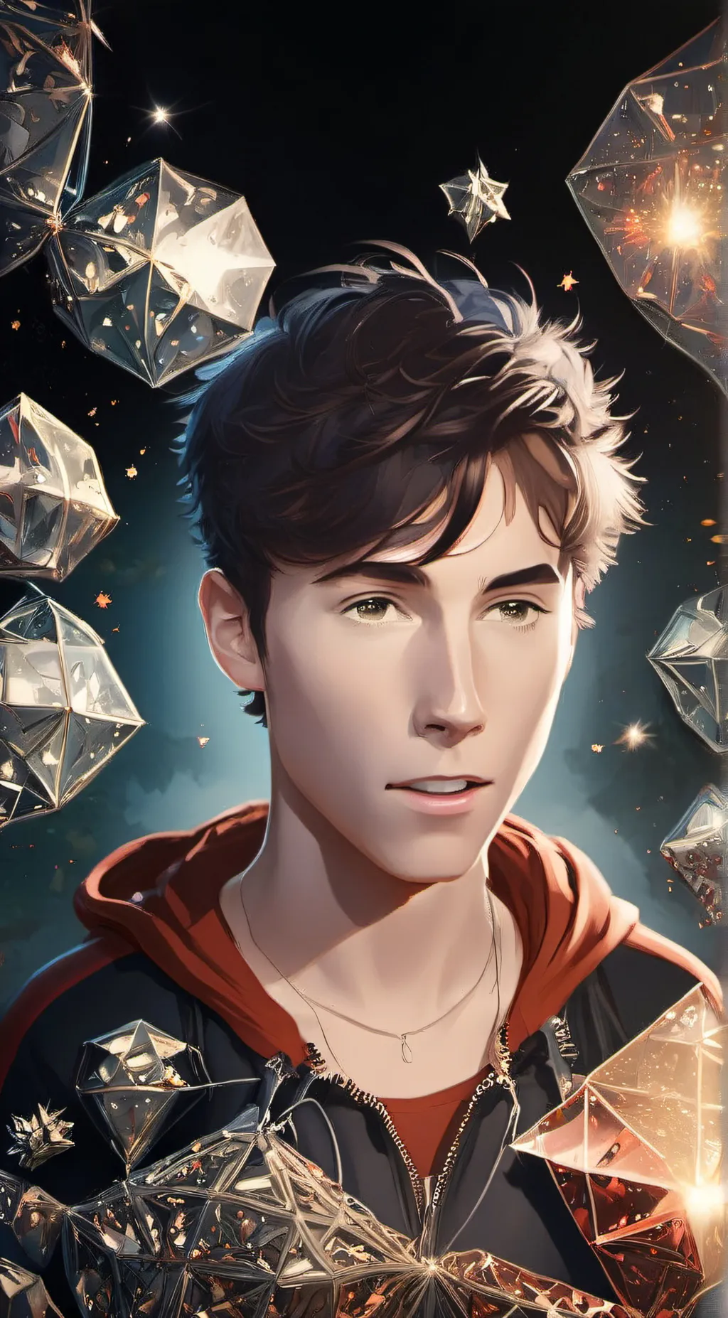 ai character: bionic background