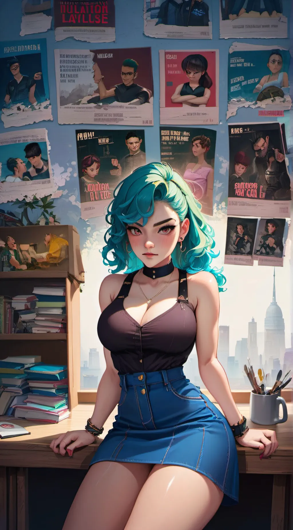 ai character: Sarah-Lee background