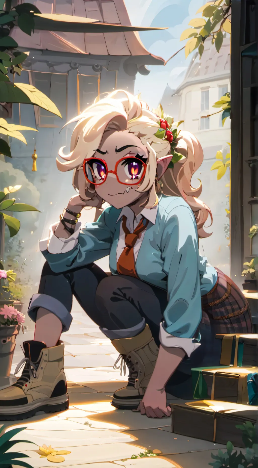 ai character: mangle background