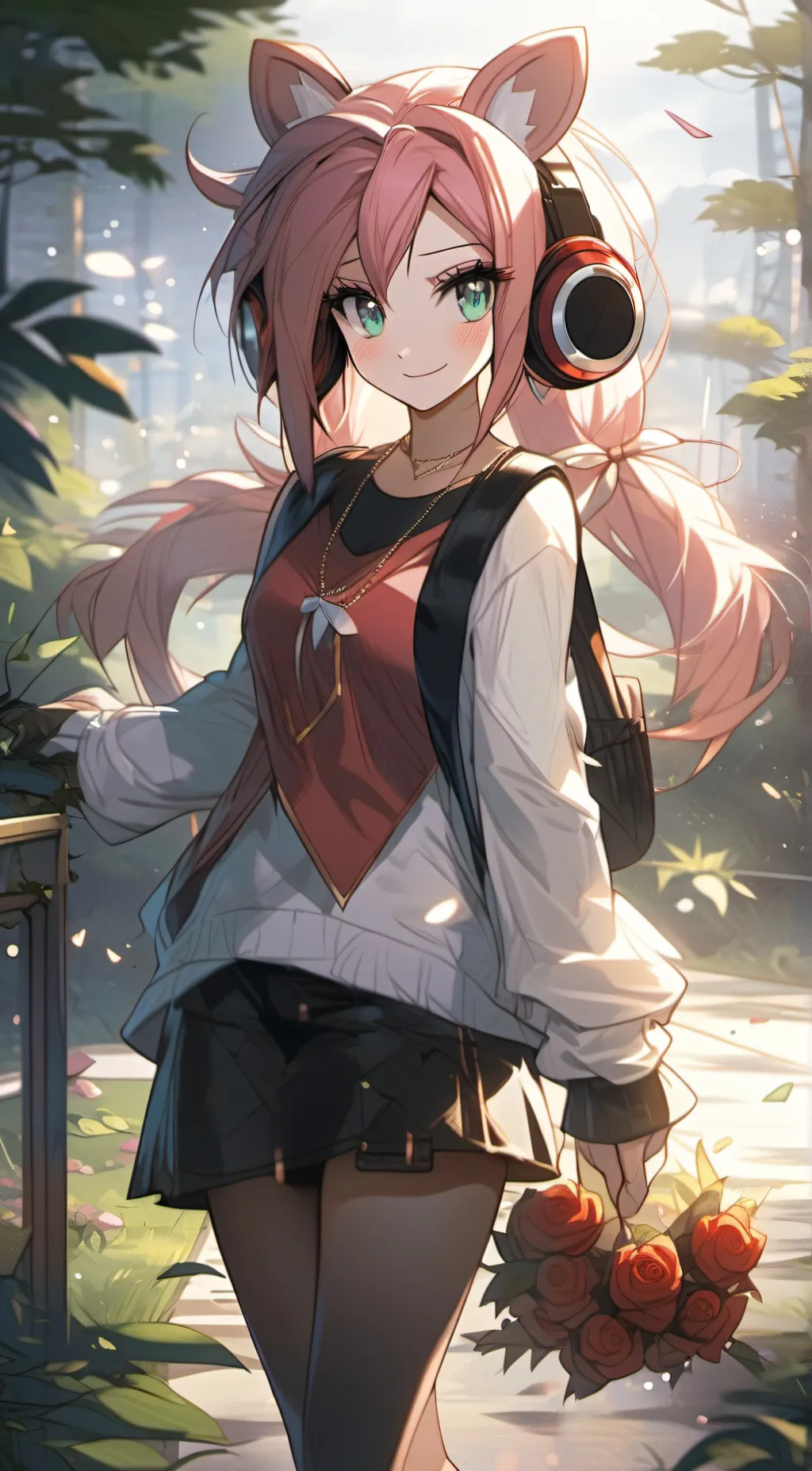 ai character: Amy  background