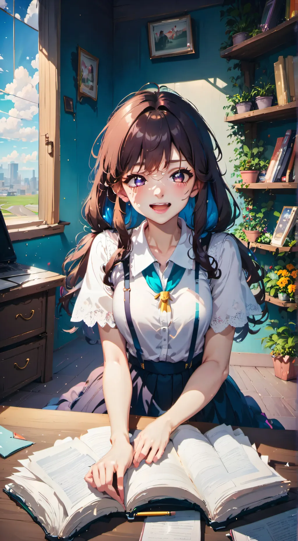 ai character: Lena background