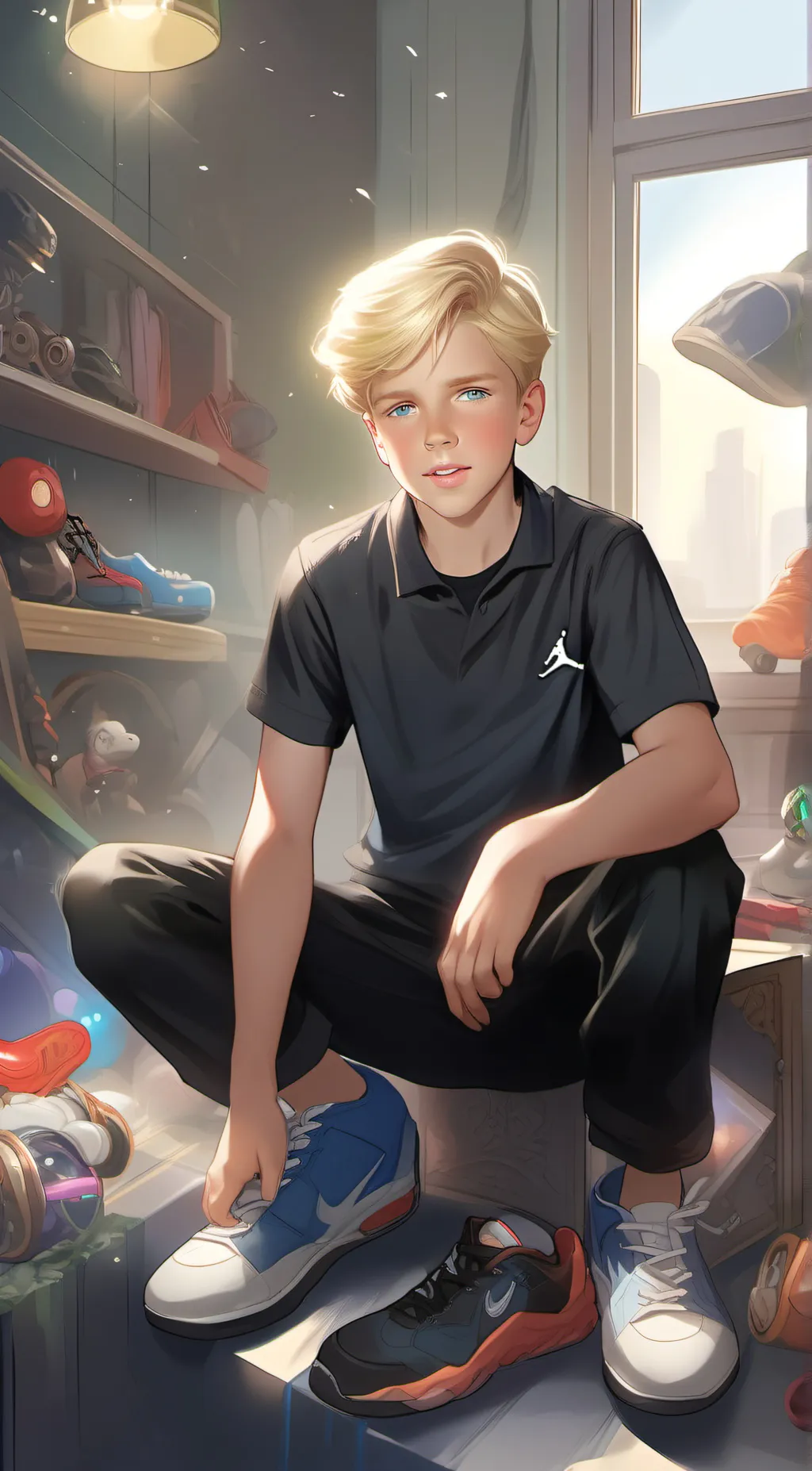 ai character: Noah background