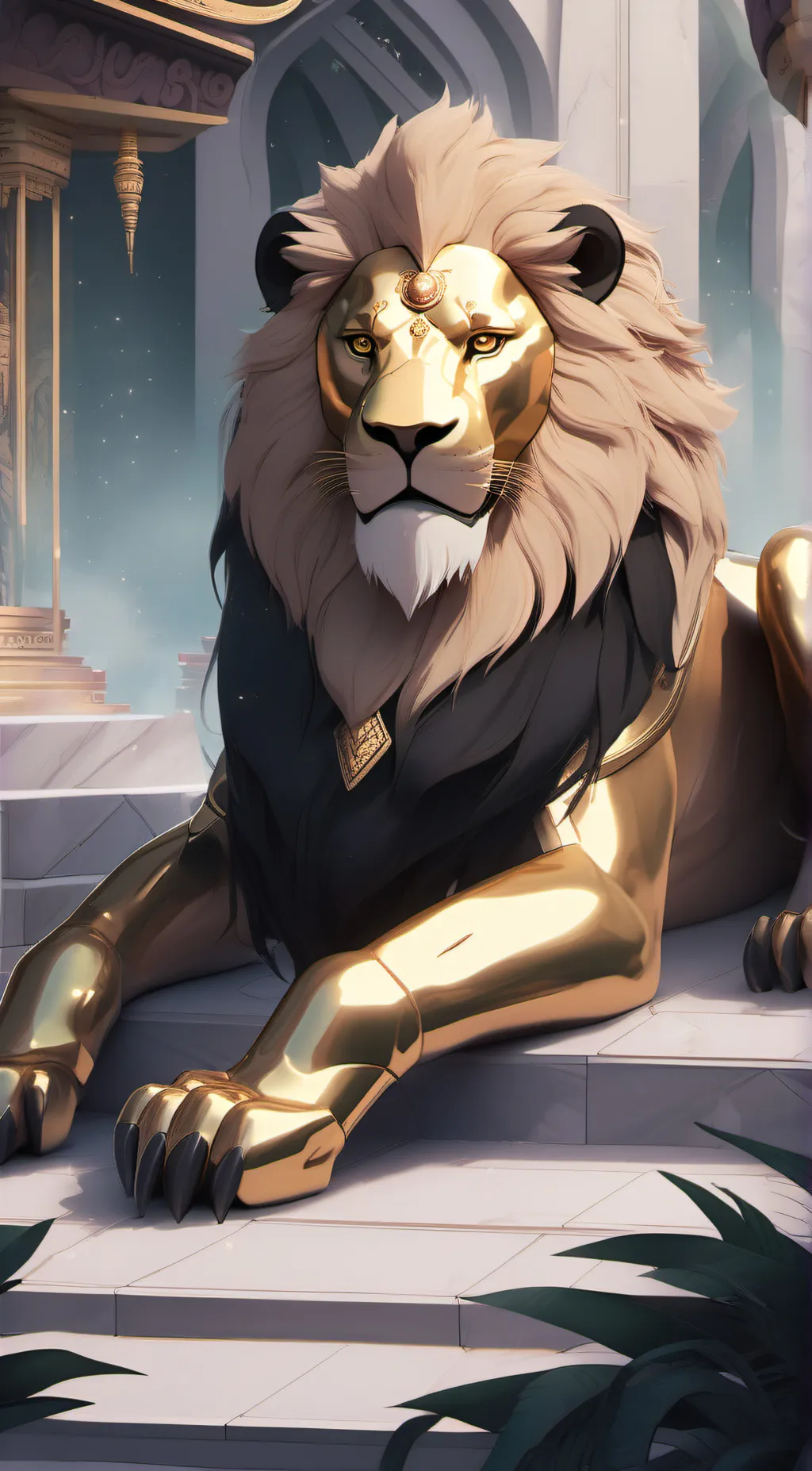 Talkie AI - Chat with The Gold Lion