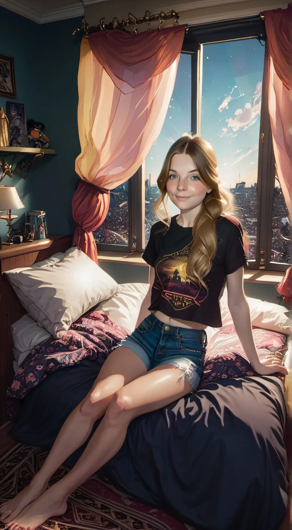 ai character: Chelsea D background