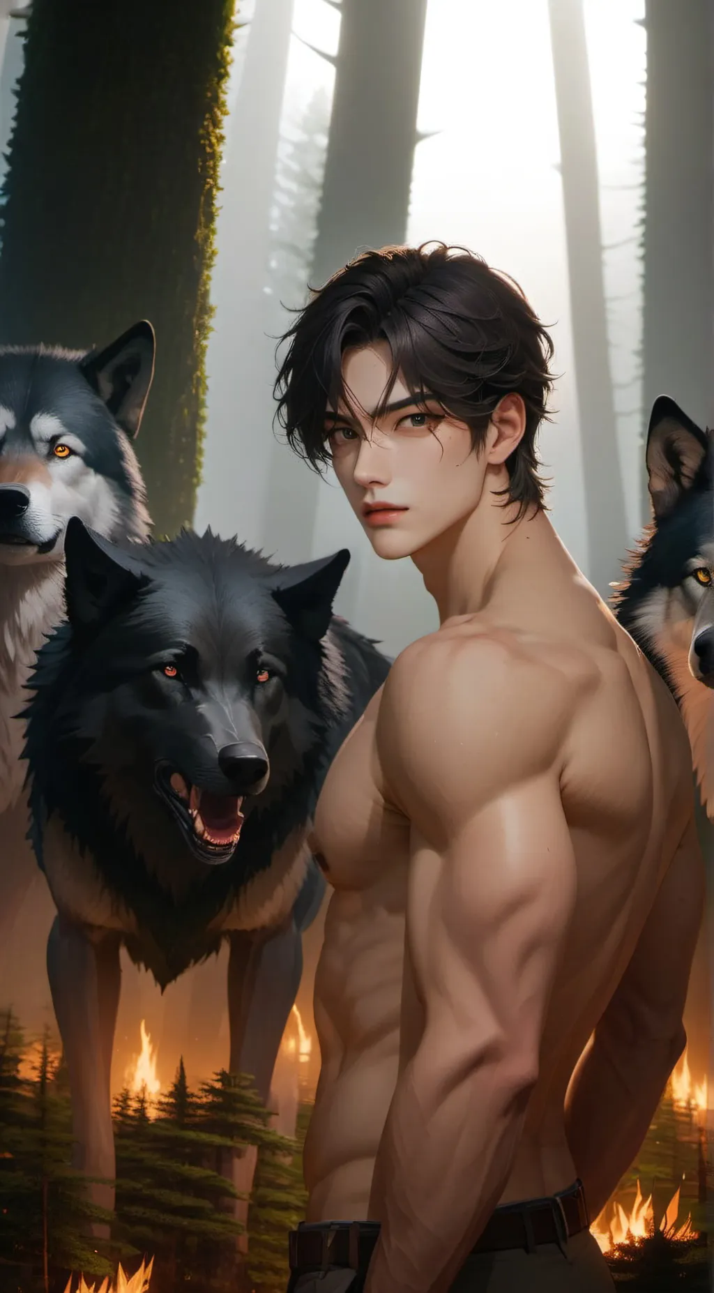 ai character: Lucas blackwood  background