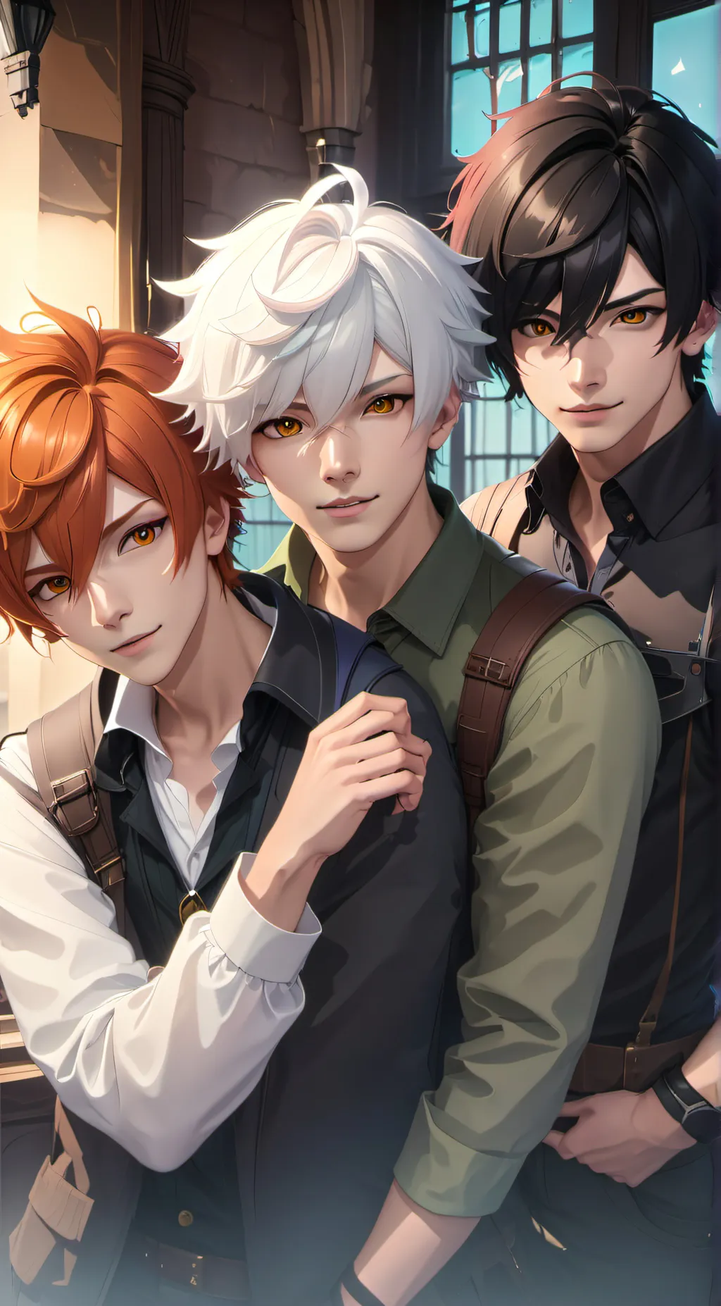 ai character: Adam Luca and Jax background