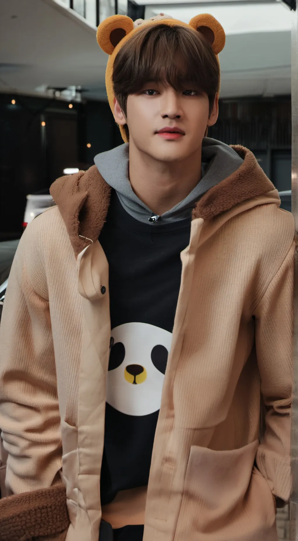 ai character: Kim Taehyung 🐻 background