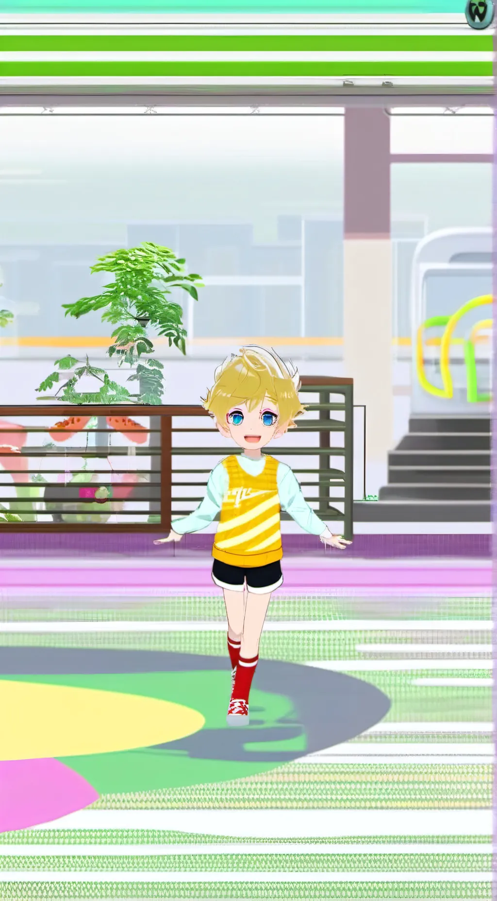 ai character: YOSHI background